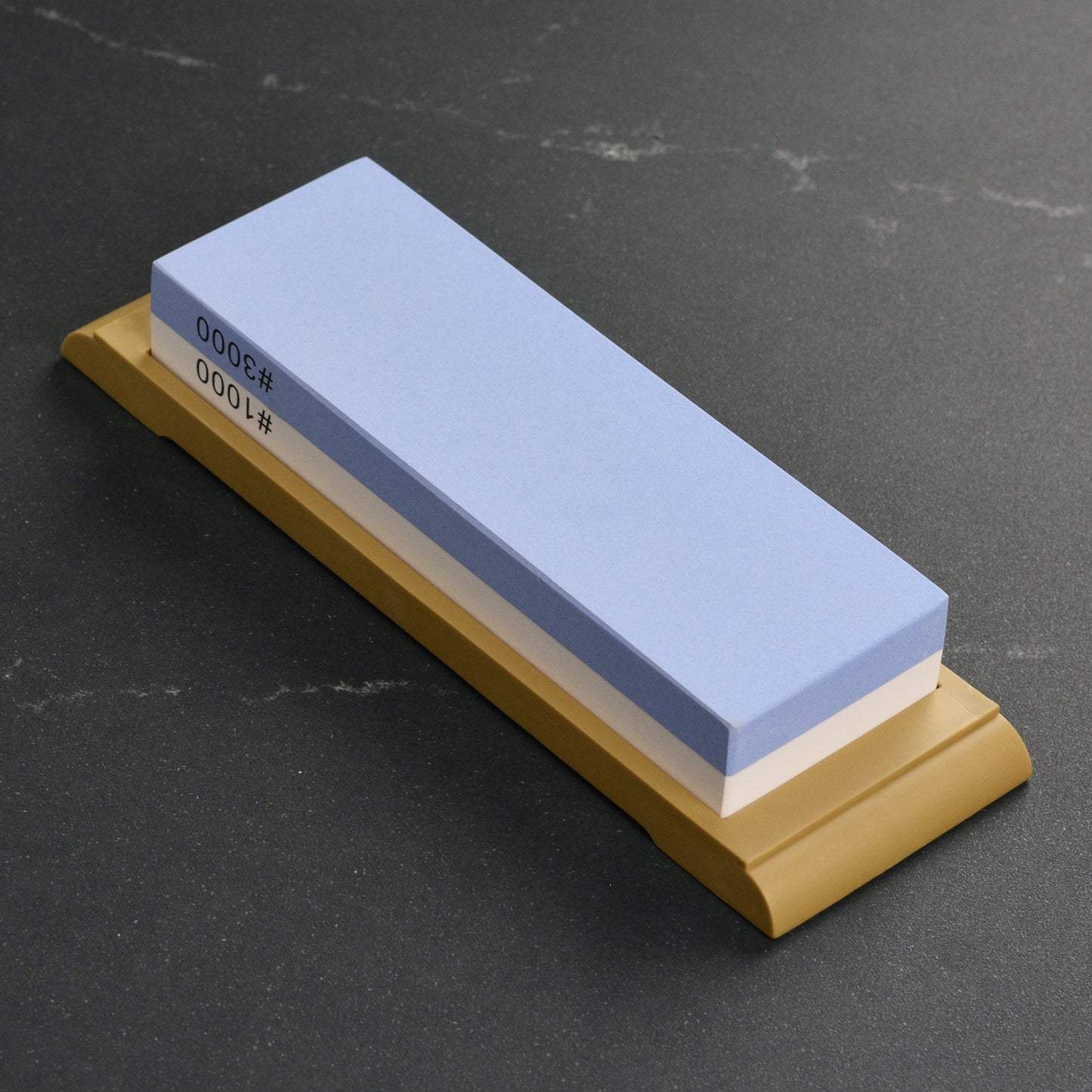 Yaxell 1000/3000 Combination Water Stone with Base & Leveling Stone