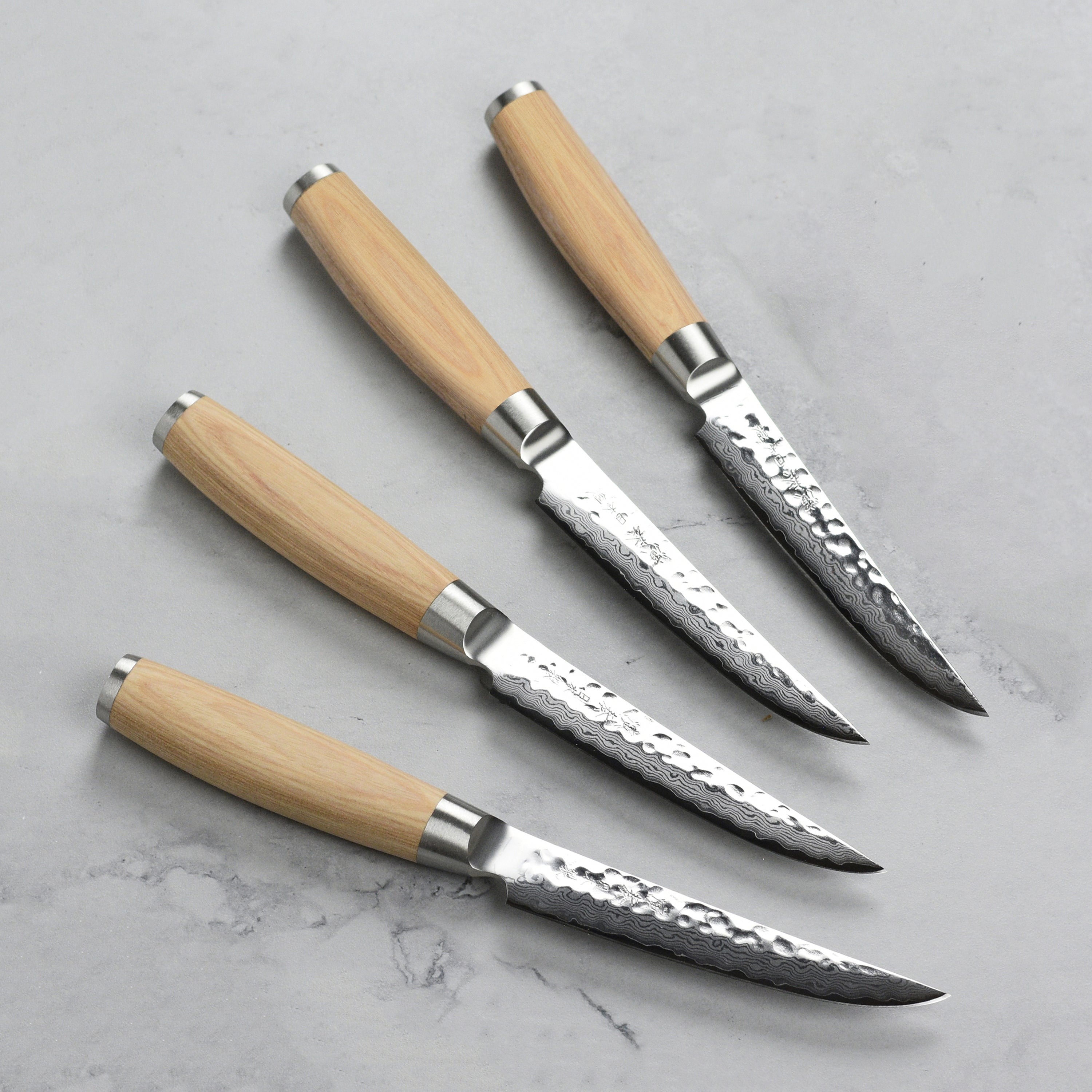 Enso Hizashi 4 Piece Steak Knife Set with Case
