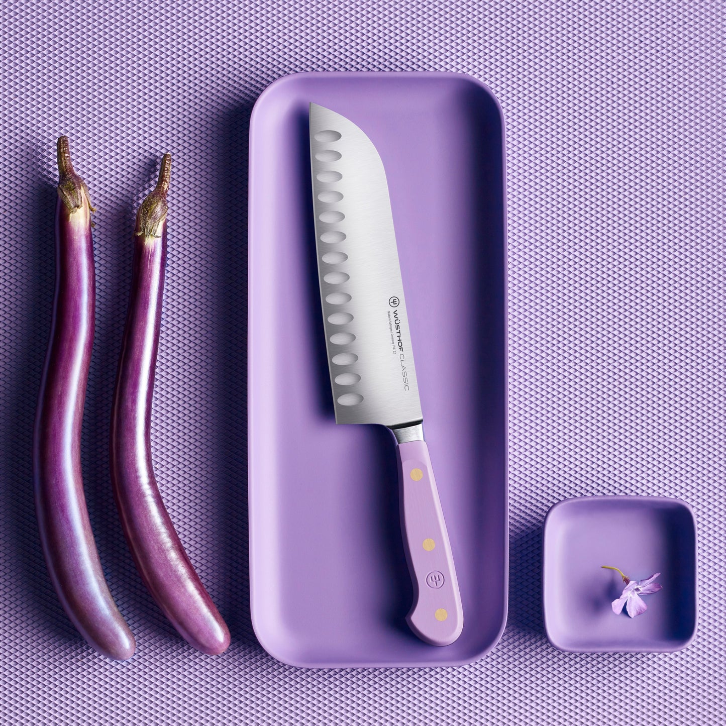 Wusthof Classic Purple Yam 7" Hollow Edge Santoku Knife