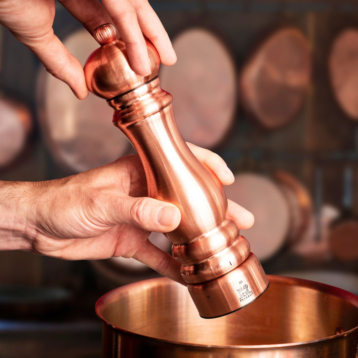 Peugeot Paris Copper 8.75" u'Select Salt & Pepper Mill Set