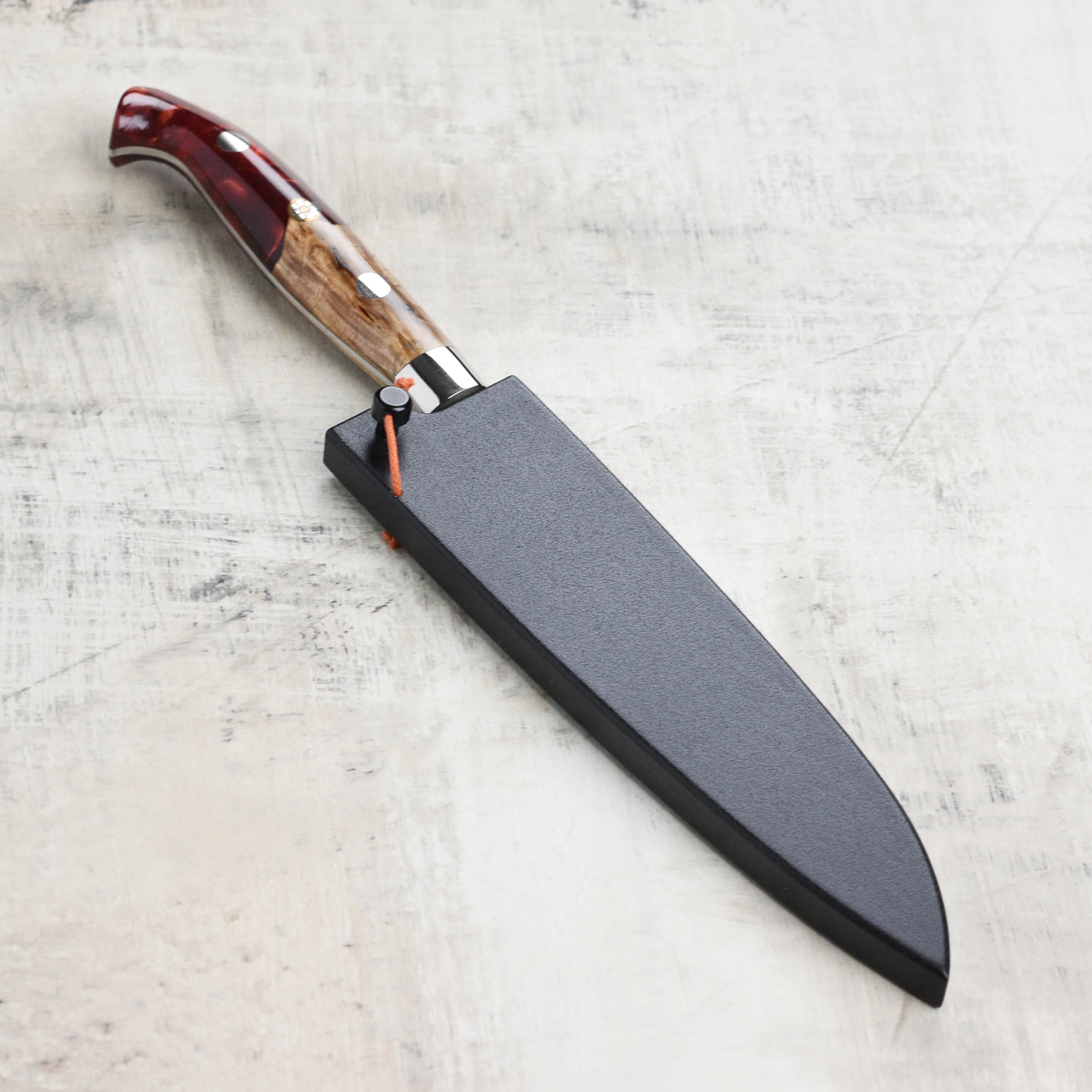 Kurosaki Shizuku Forged SG2 Damascus 5.1" Petty with Saya