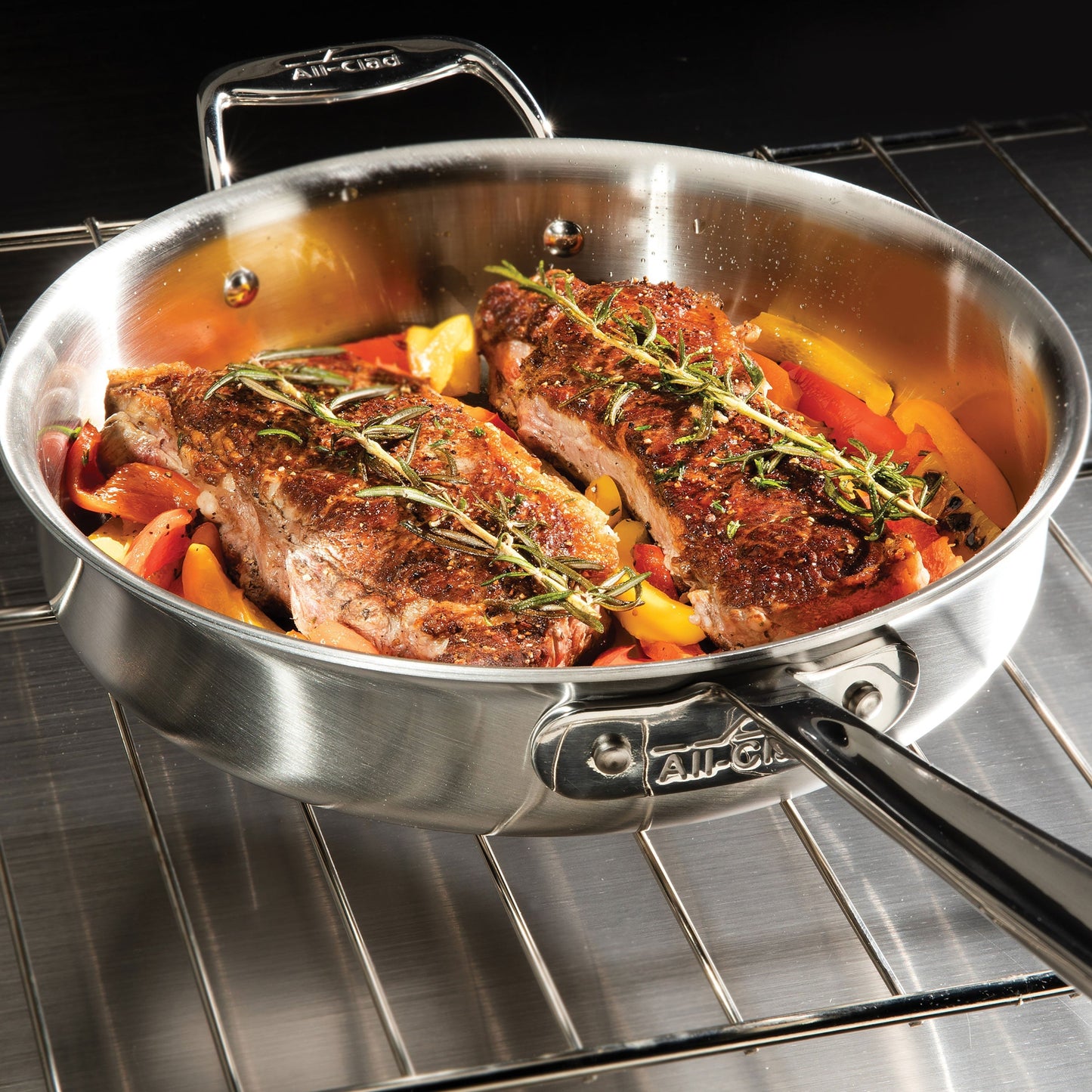 All-Clad d5 Brushed Stainless 10 Piece Cookware Set