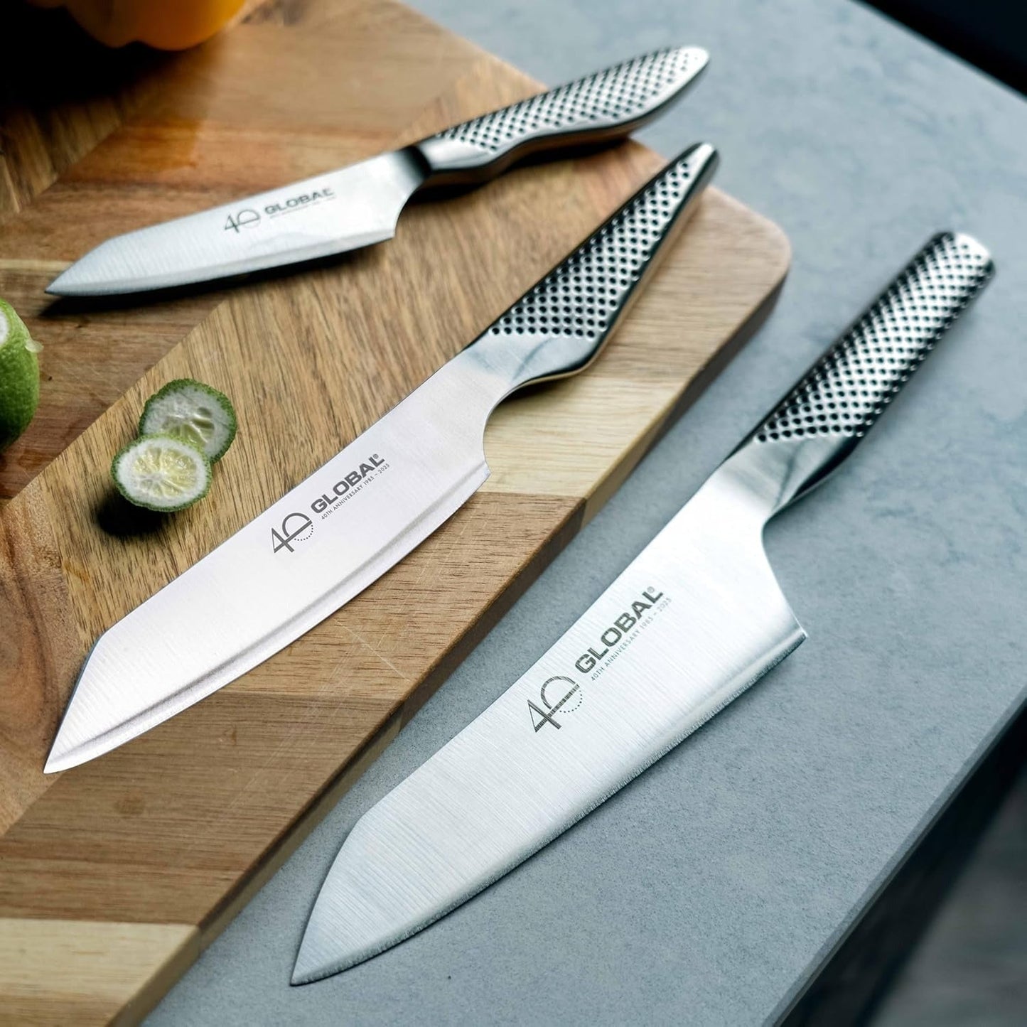 Global 40th Anniversary 3 Piece Knife Set
