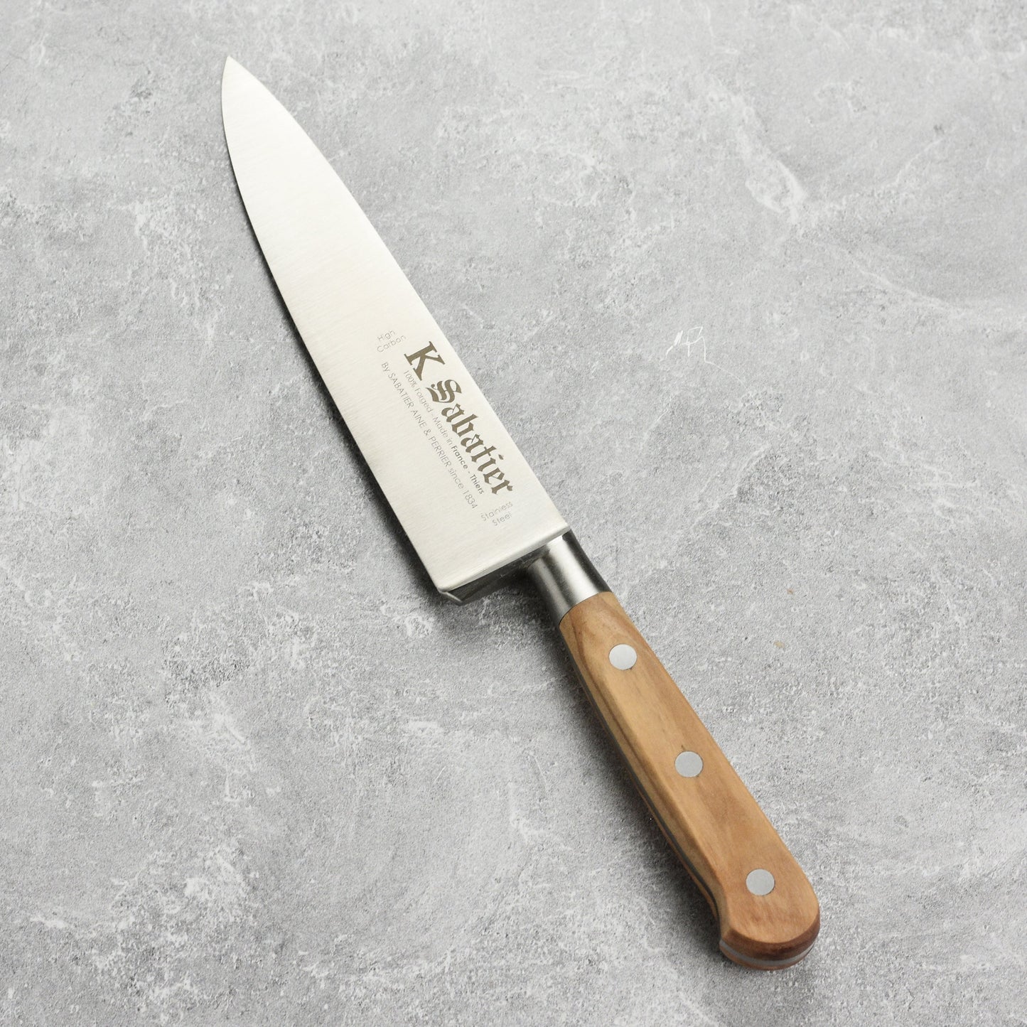 K Sabatier Olive Wood 6" Chef's Knife