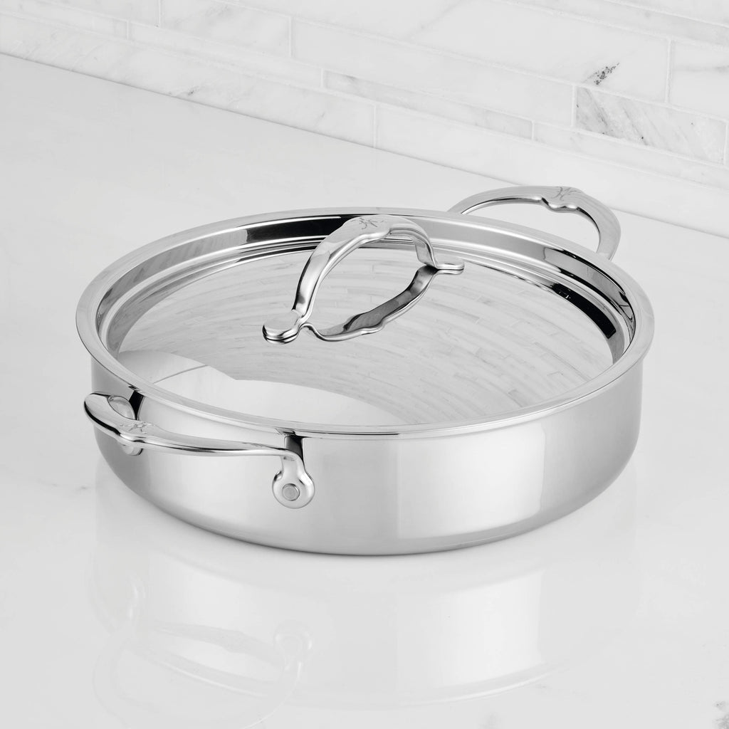 Hestan ProBond Luxe 3.5-quart Stainless Steel Sauteuse