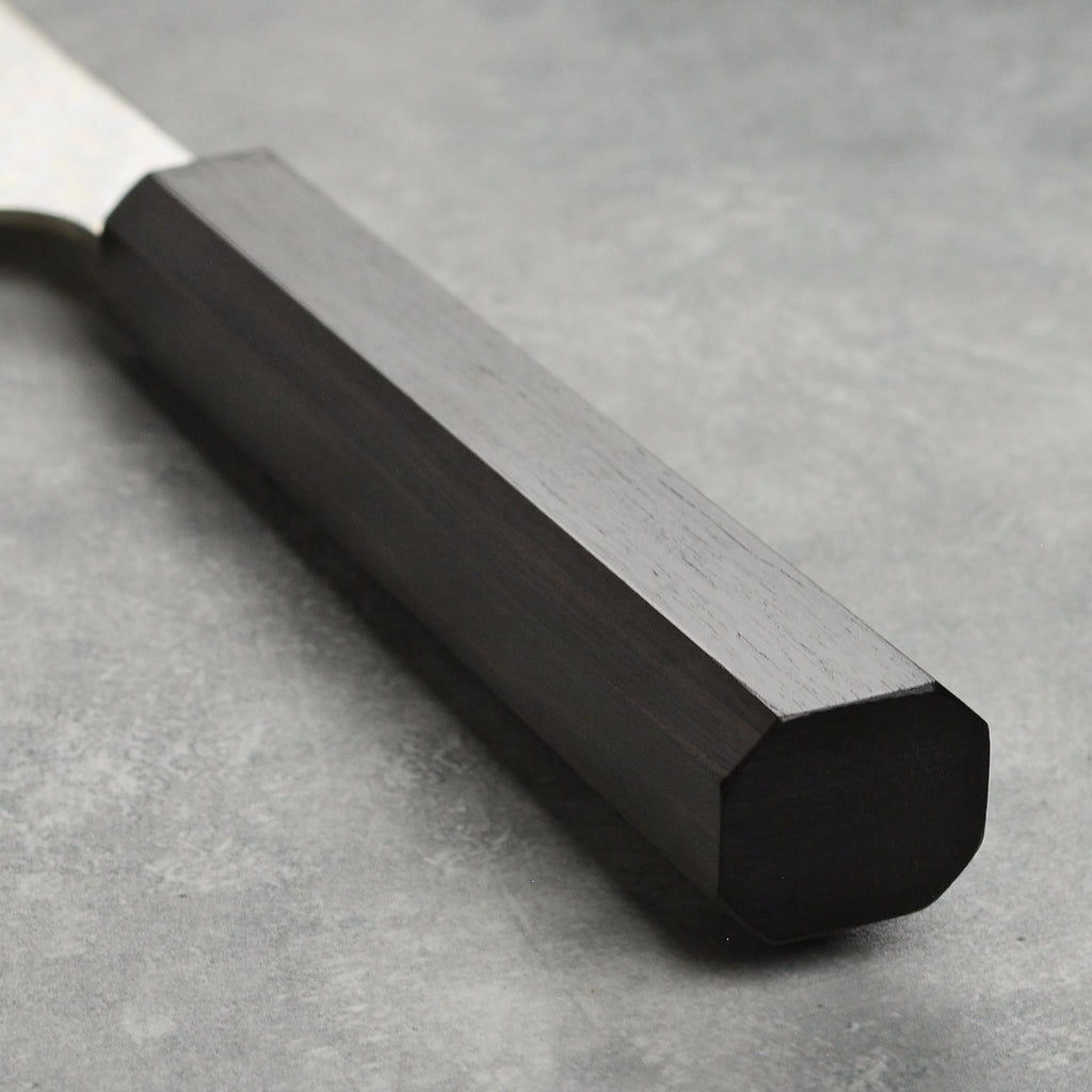 Saji Rainbow Damascus 6.7" Bunka, Ebony