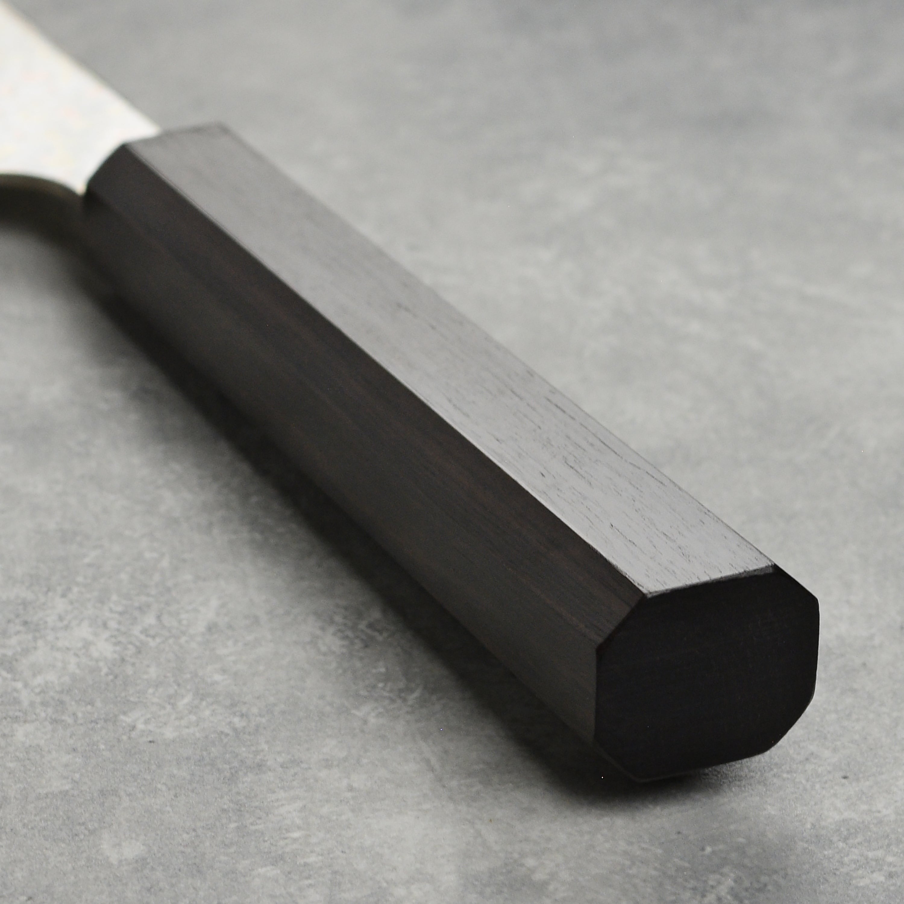 Saji Rainbow Damascus 6.7" Bunka, Ebony