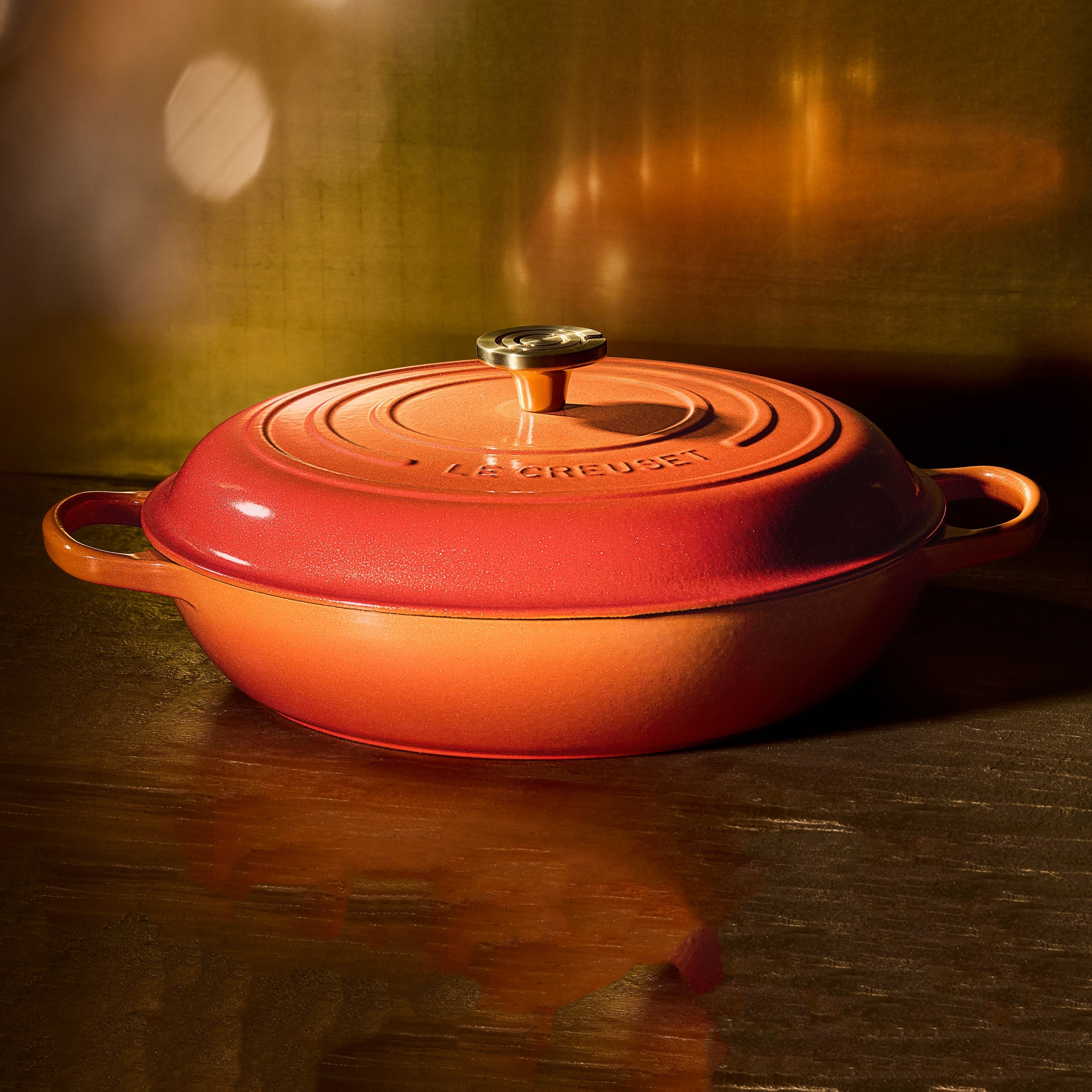 Le Creuset Signature Cast Iron Flamme Doree 6 Piece Cookware Set