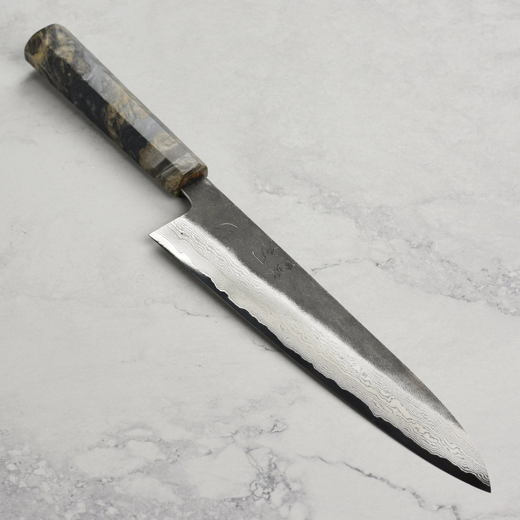 Hatsukokoro Atelier Kurouchi Damascus 9.4" Gyuto