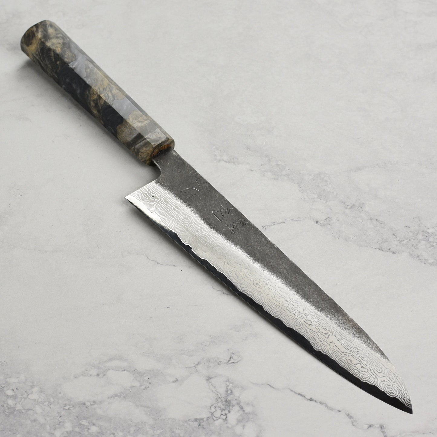 Hatsukokoro Atelier Kurouchi Damascus 9.4" Gyuto