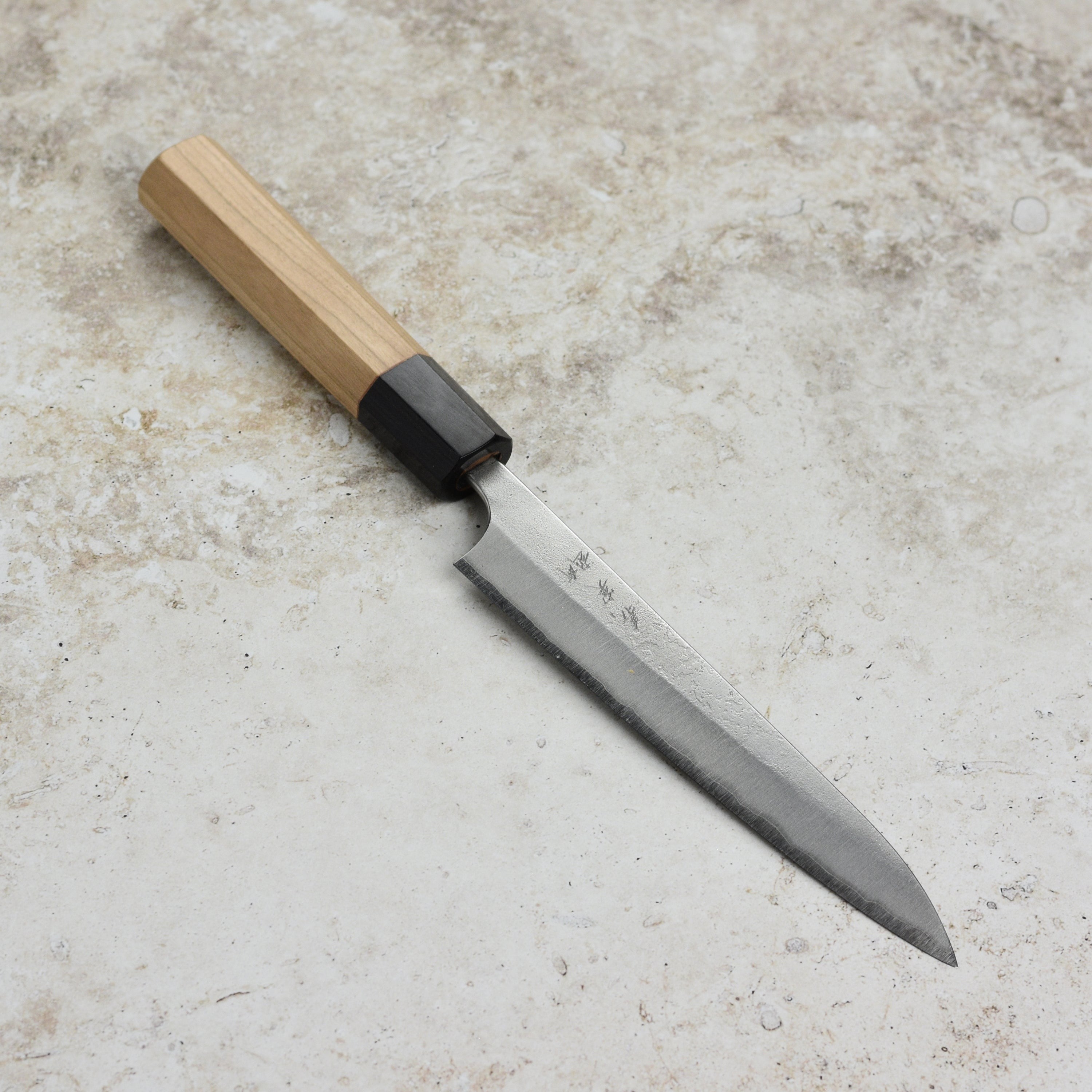 Yoshimi Kato Aogami Super Nashiji Stainless Clad 5.9" Petty