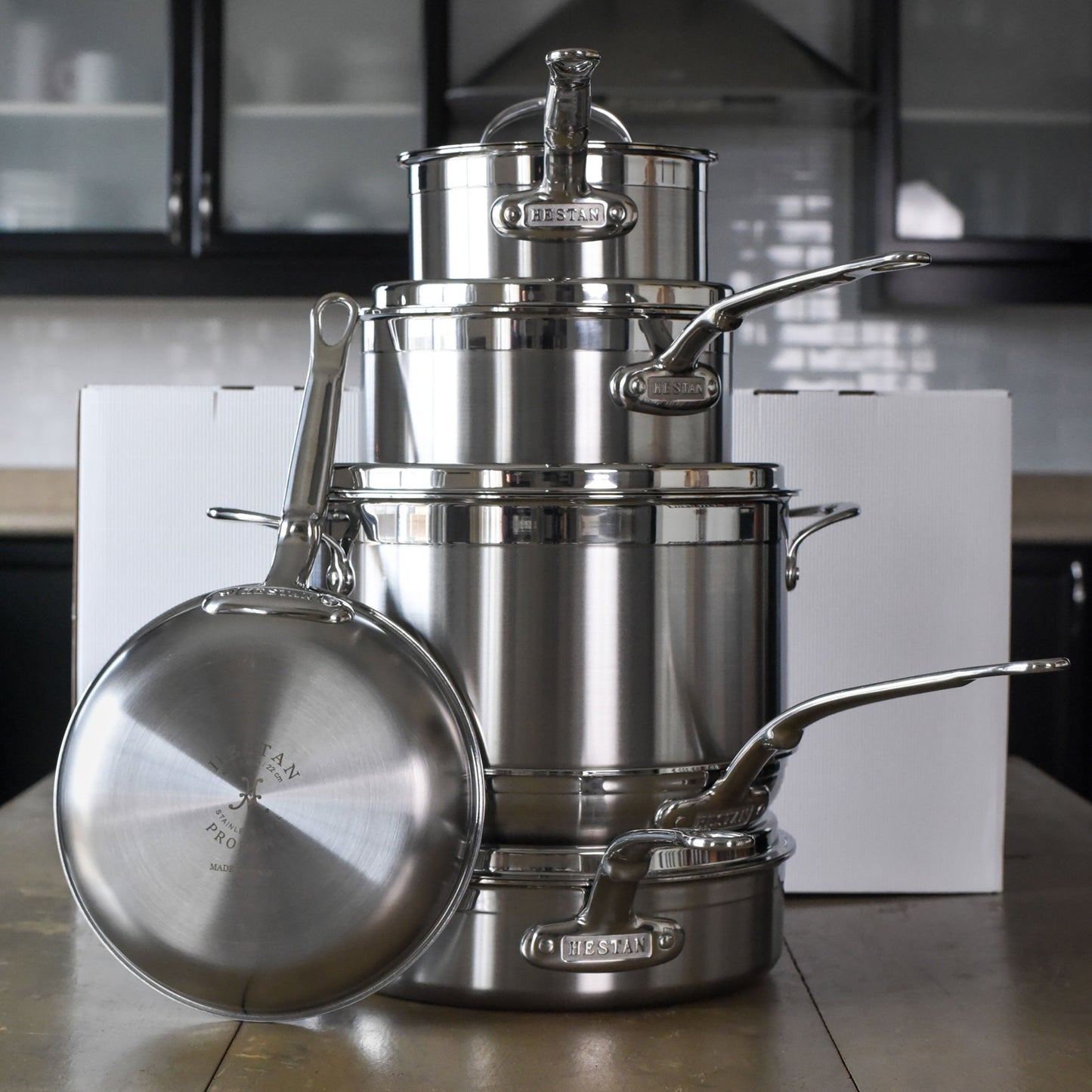 Hestan ProBond 10 Piece Stainless Steel Cookware Set