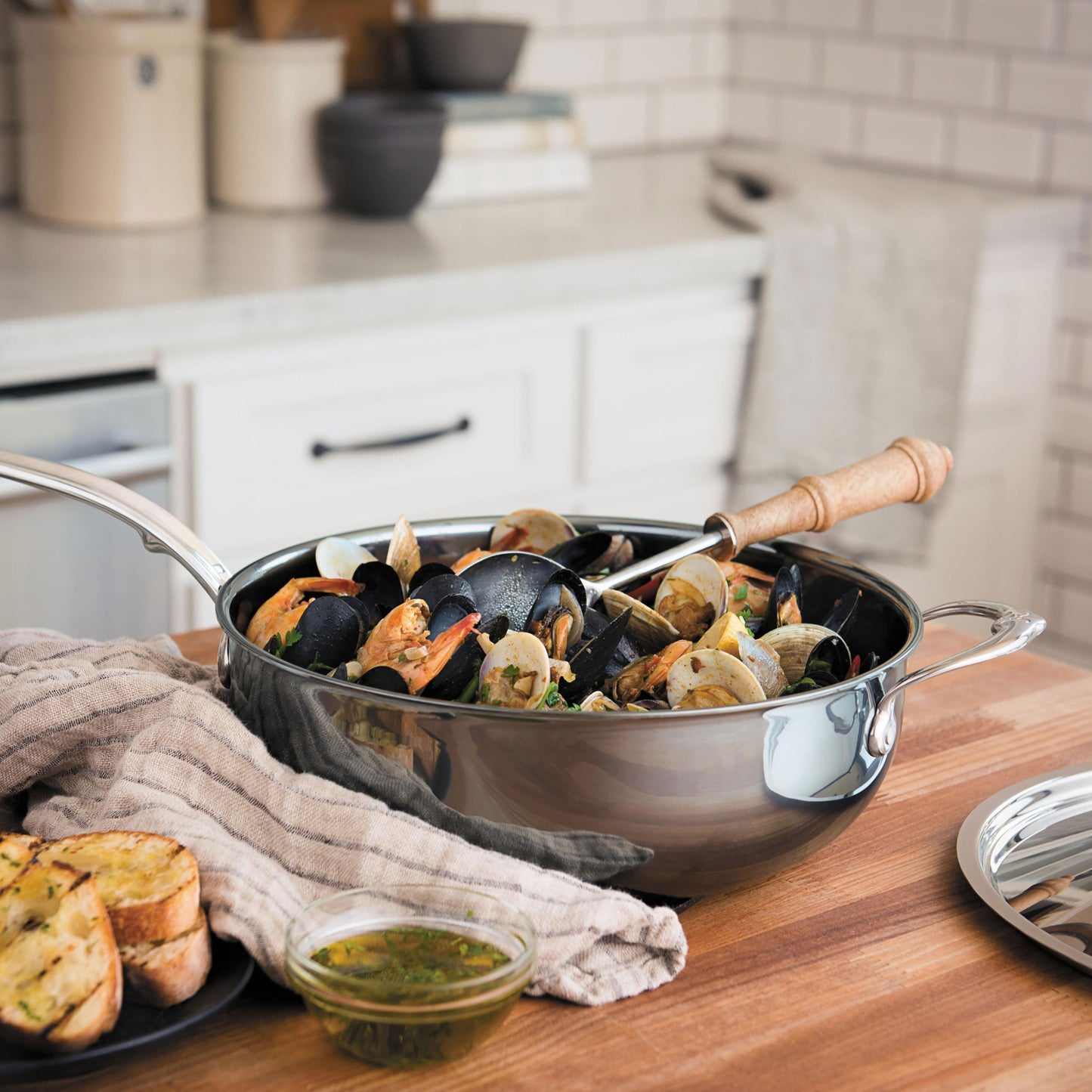 Hestan NanoBond 3.5-quart Titanium Stainless Steel Essential Pan