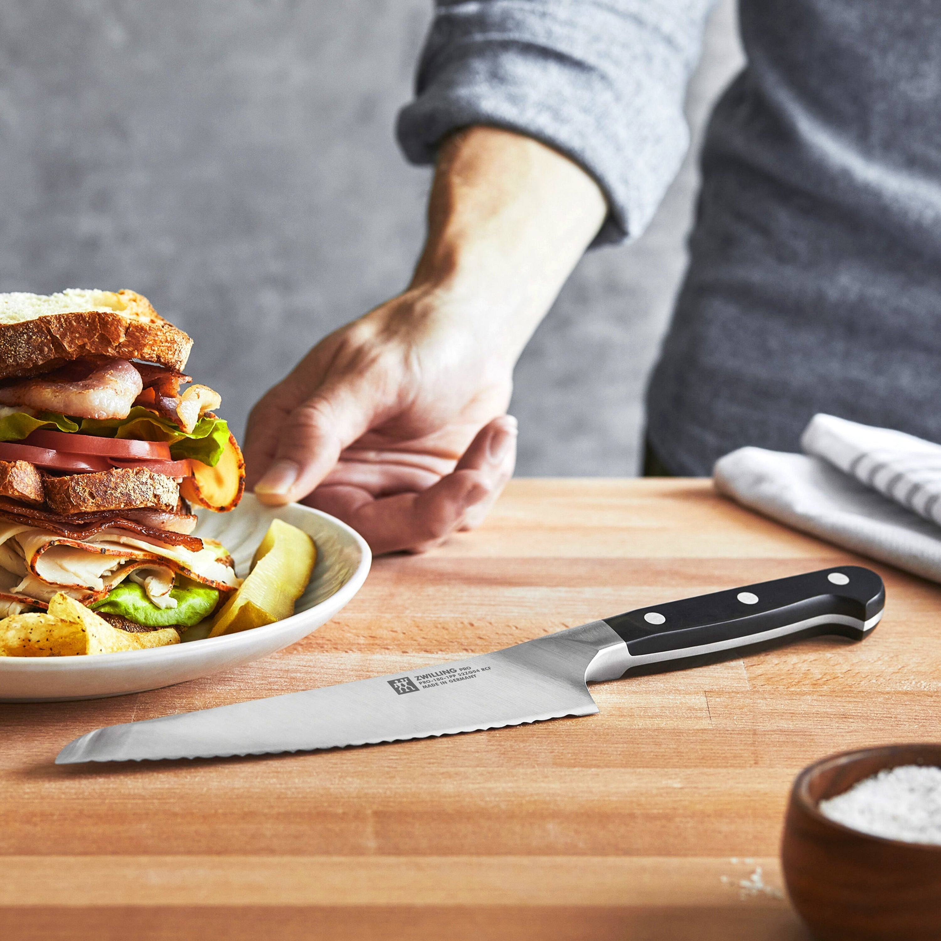 Zwilling Pro 7" Serrated Prep Knife