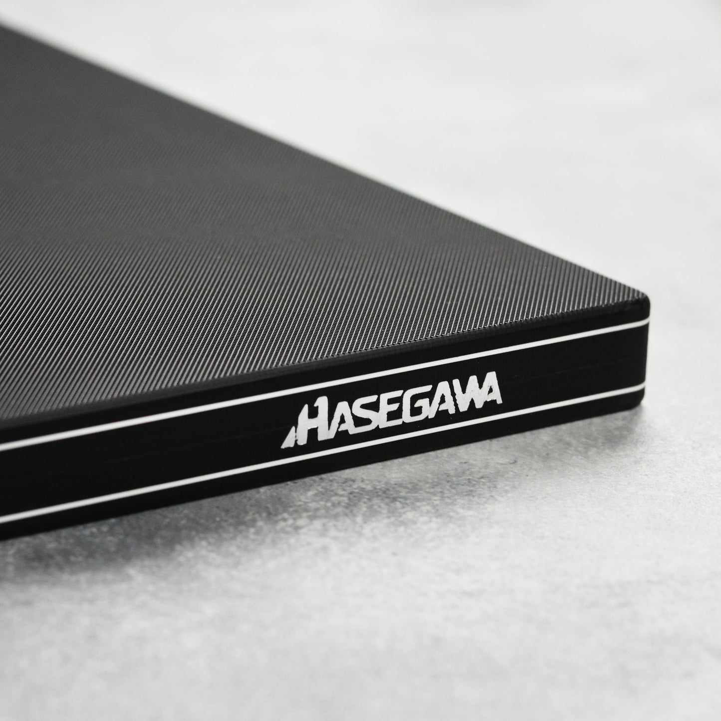 Hasegawa Pro-PE Black Cutting Board, 17.3 x 11.4"