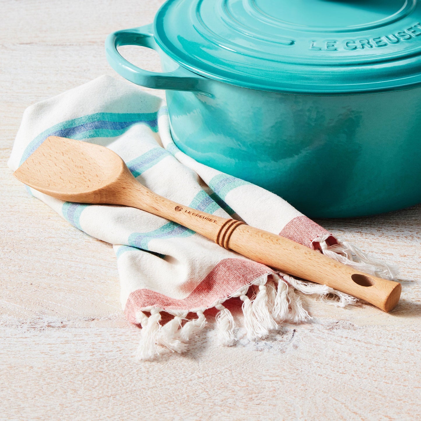Le Creuset 12.75" Wooden Scraping Spoon