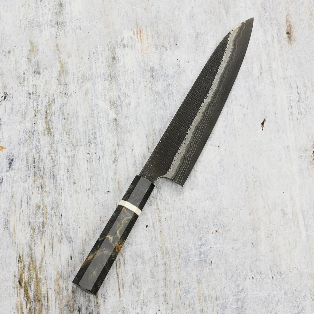 Hatsukokoro x Nigara Itadaki Coreless Damascus 9.4" Gyuto