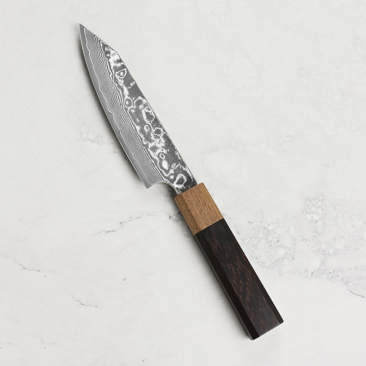Hatono SG2 Kurozome Damascus 5.3" Kiritsuke Petty