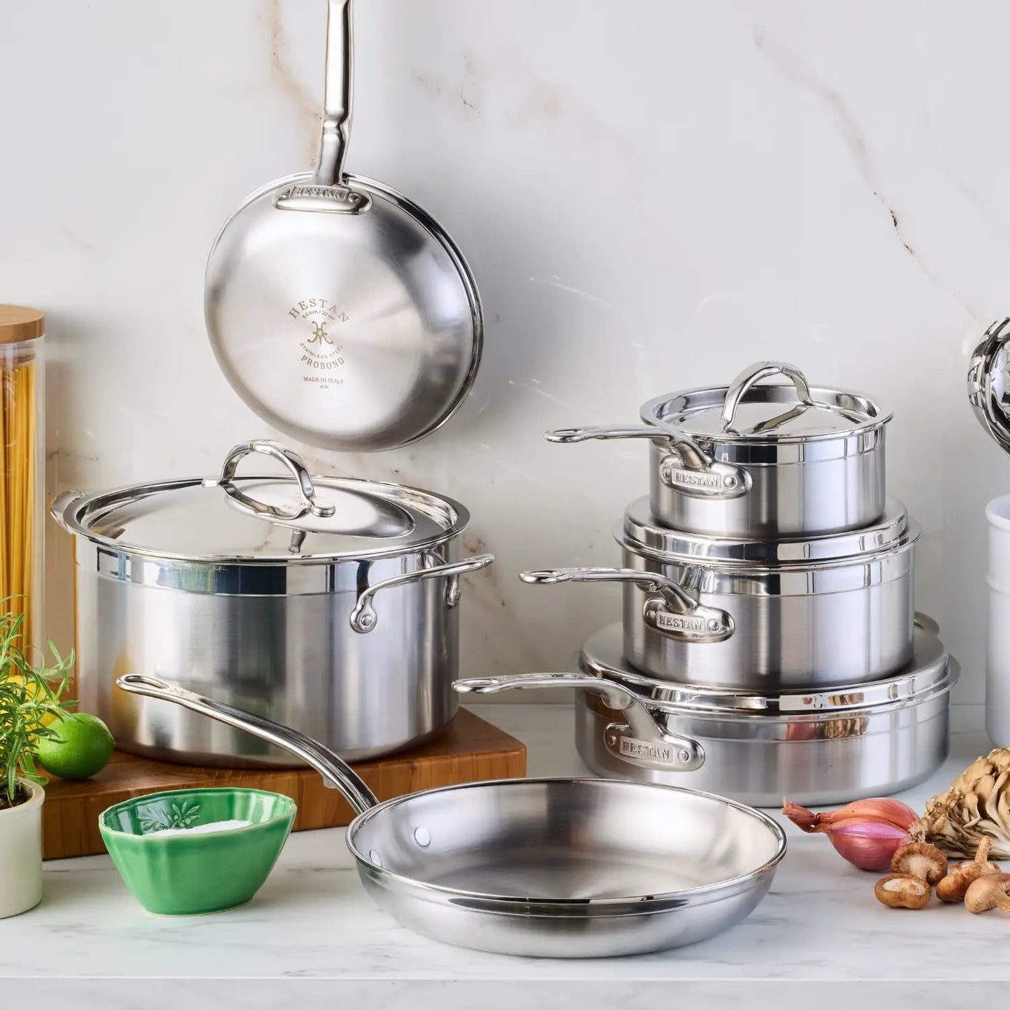 Hestan ProBond 10 Piece Stainless Steel Cookware Set