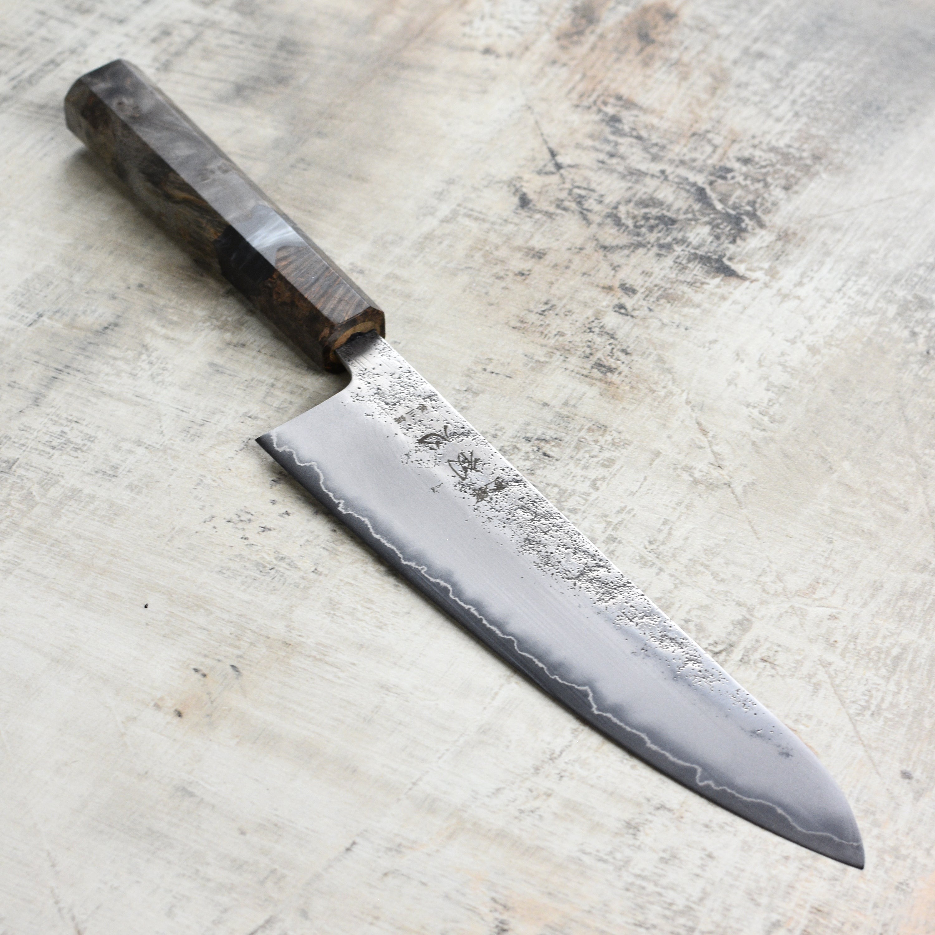 Hatsukokoro Ginrei Ginsan Nashiji 8.25" Gyuto