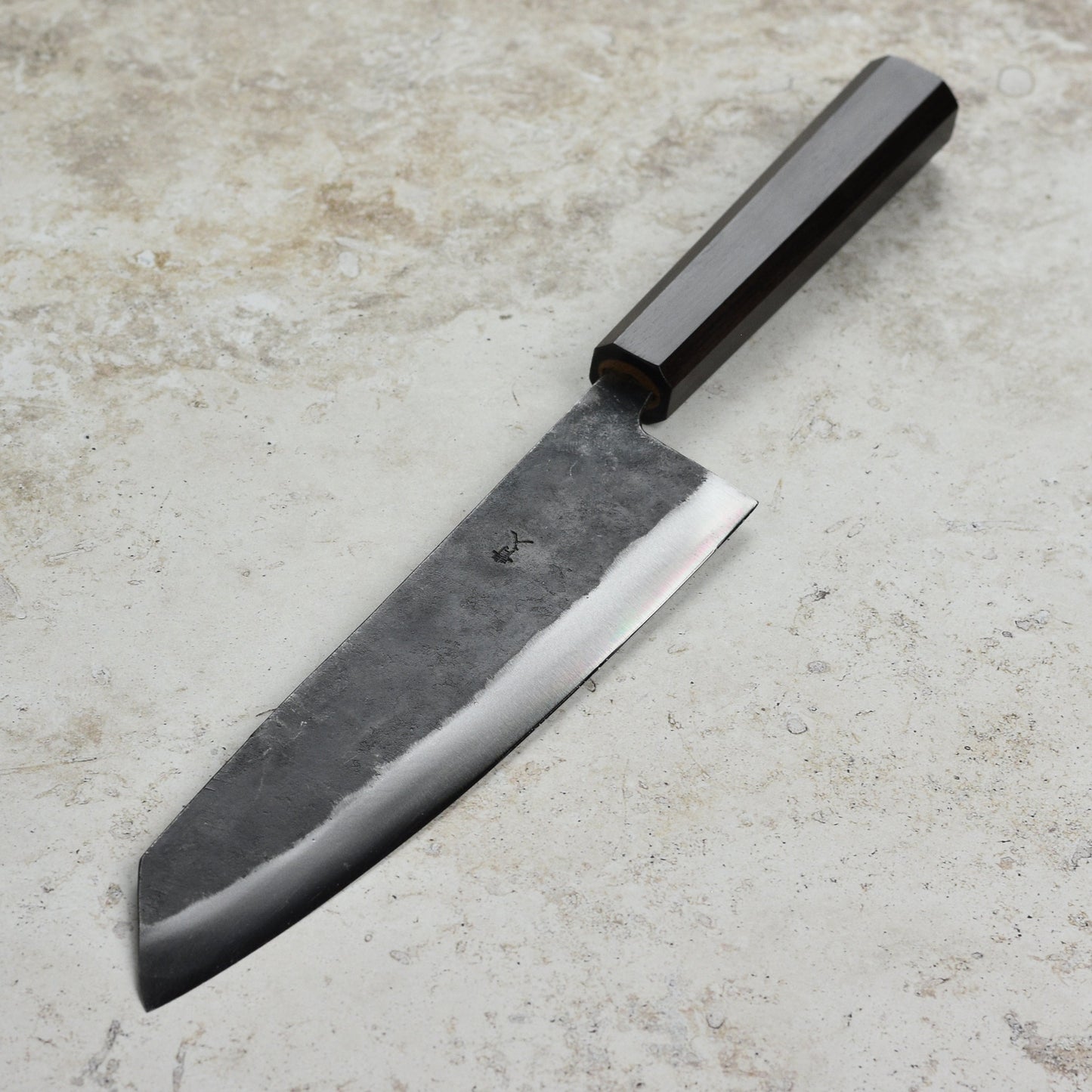 Hatsukokoro Kurogane Aogami #2 Kurouchi 8.25" Kiritsuke Gyuto, Ebony