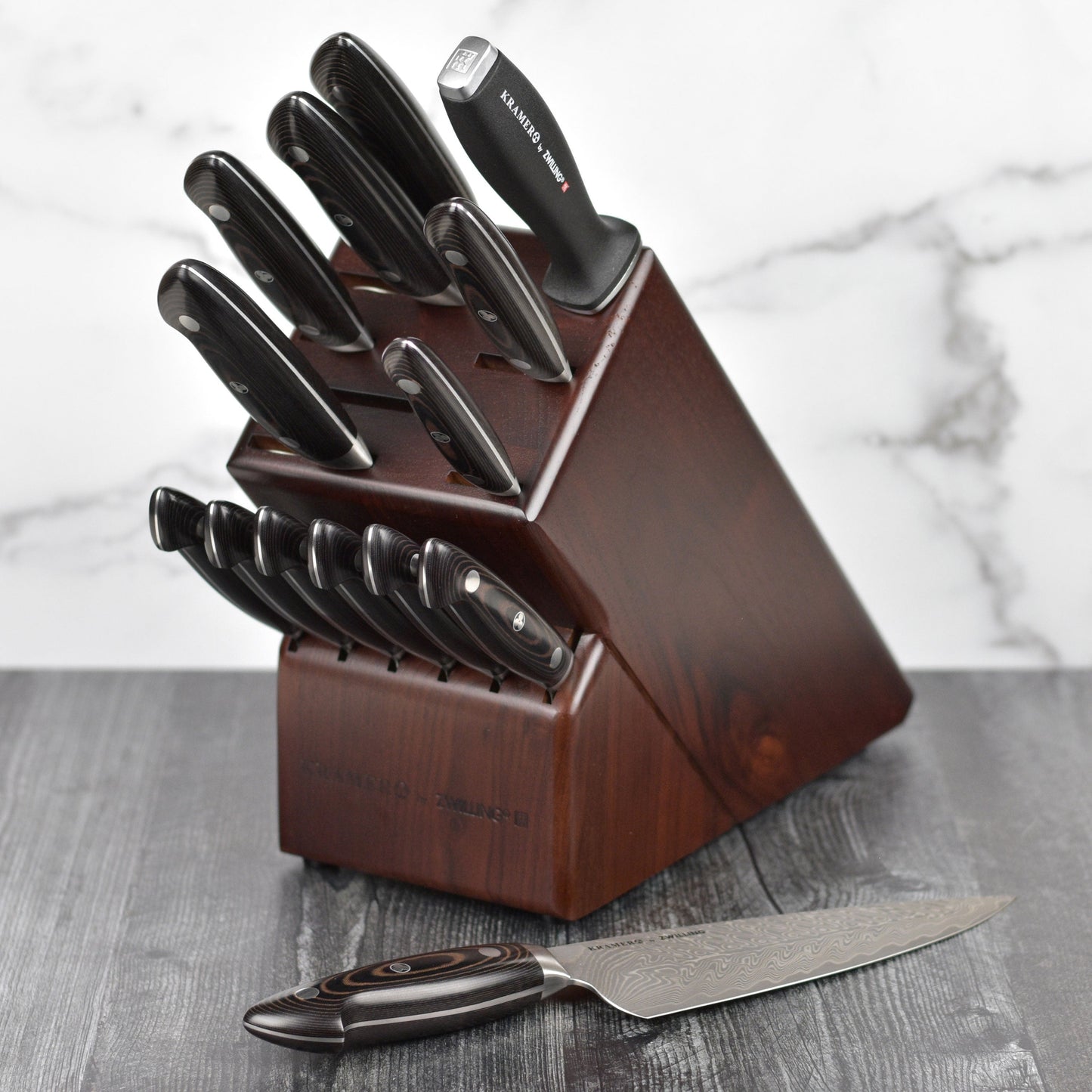 Kramer Stainless Damascus 20 Piece Ultimate Collection