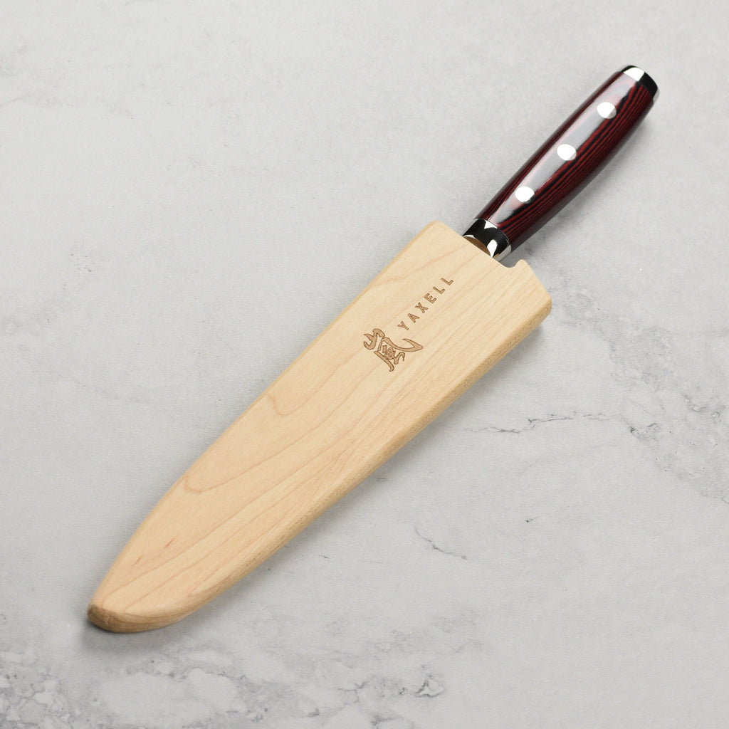 Yaxell Magnetic Wooden Sheath for 6" Utility & 7" Slicing Knife