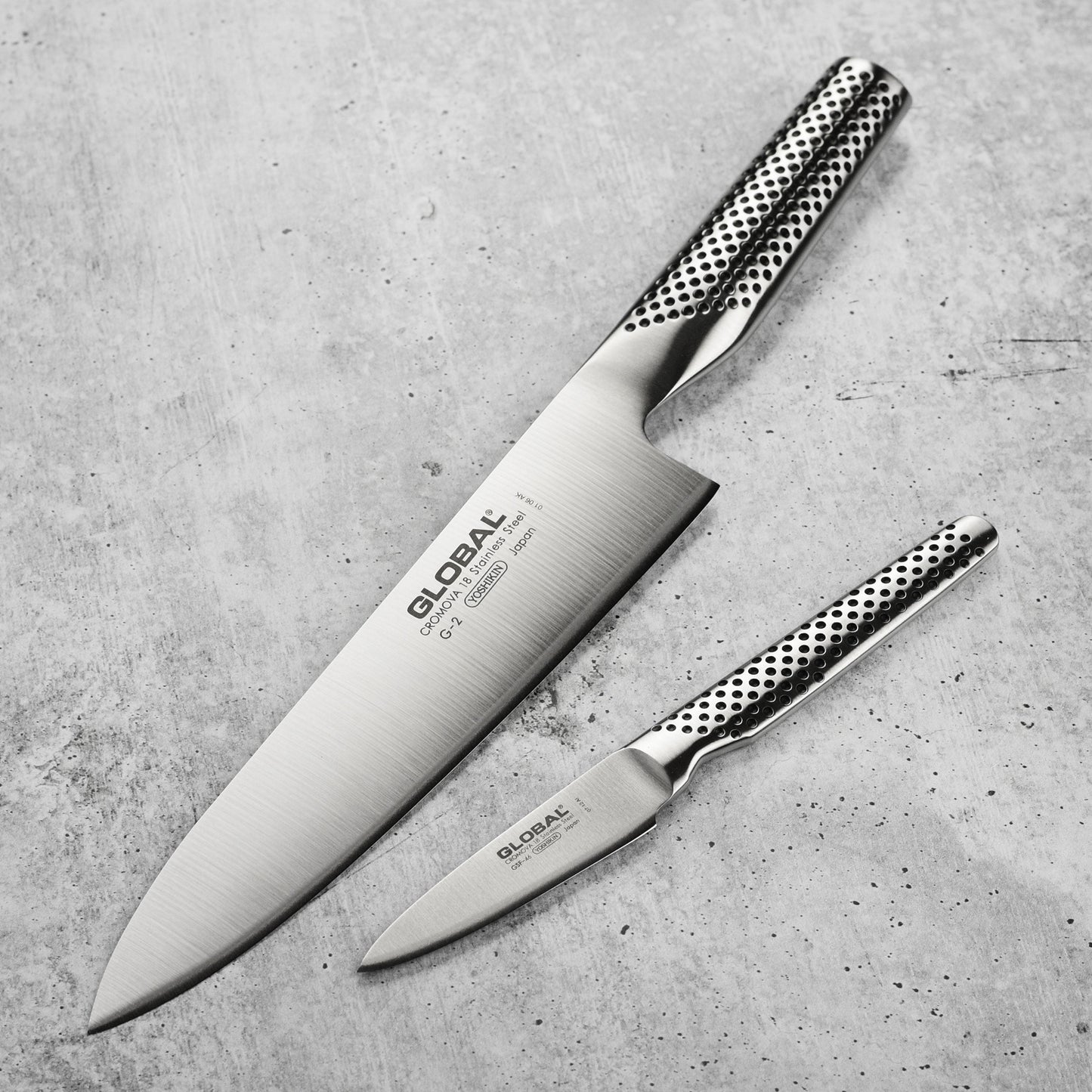 Global 2 Piece Chef's Starter Knife Set