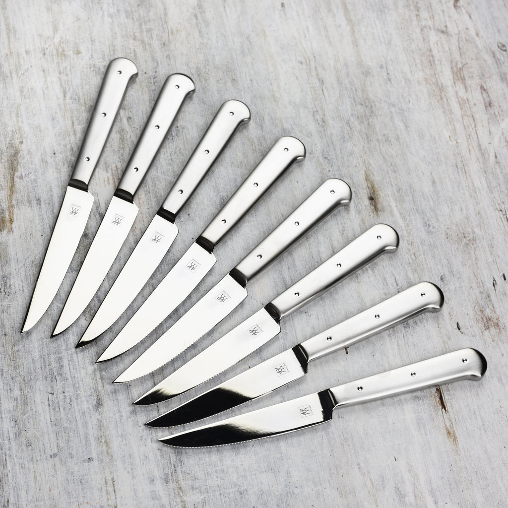 Zwilling 8 Piece Stainless Steel Porterhouse Steak Knife Set