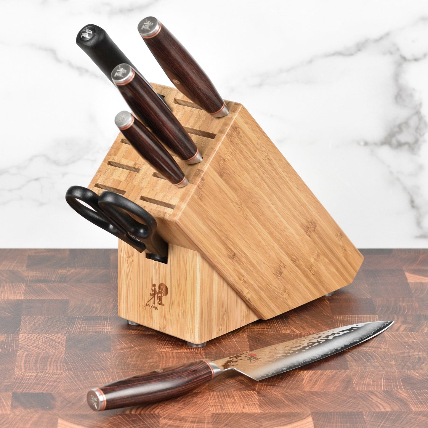 Miyabi 10 Slot Bamboo Knife Block