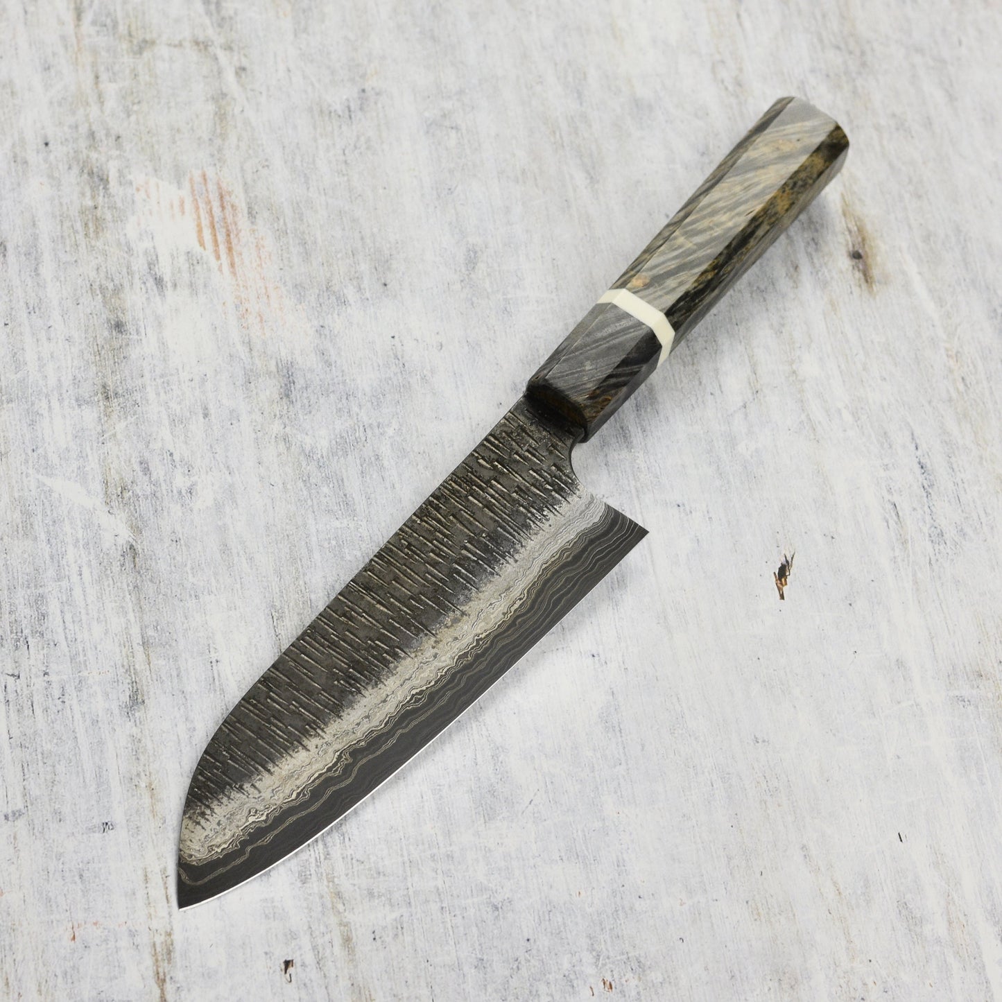 Hatsukokoro x Nigara Itadaki Coreless Damascus 7" Santoku