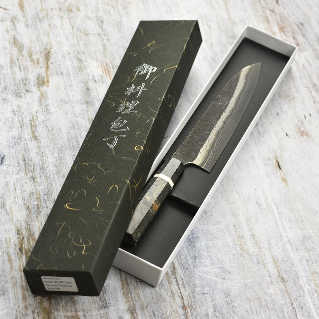Hatsukokoro x Nigara Itadaki Coreless Damascus 9.4" Gyuto