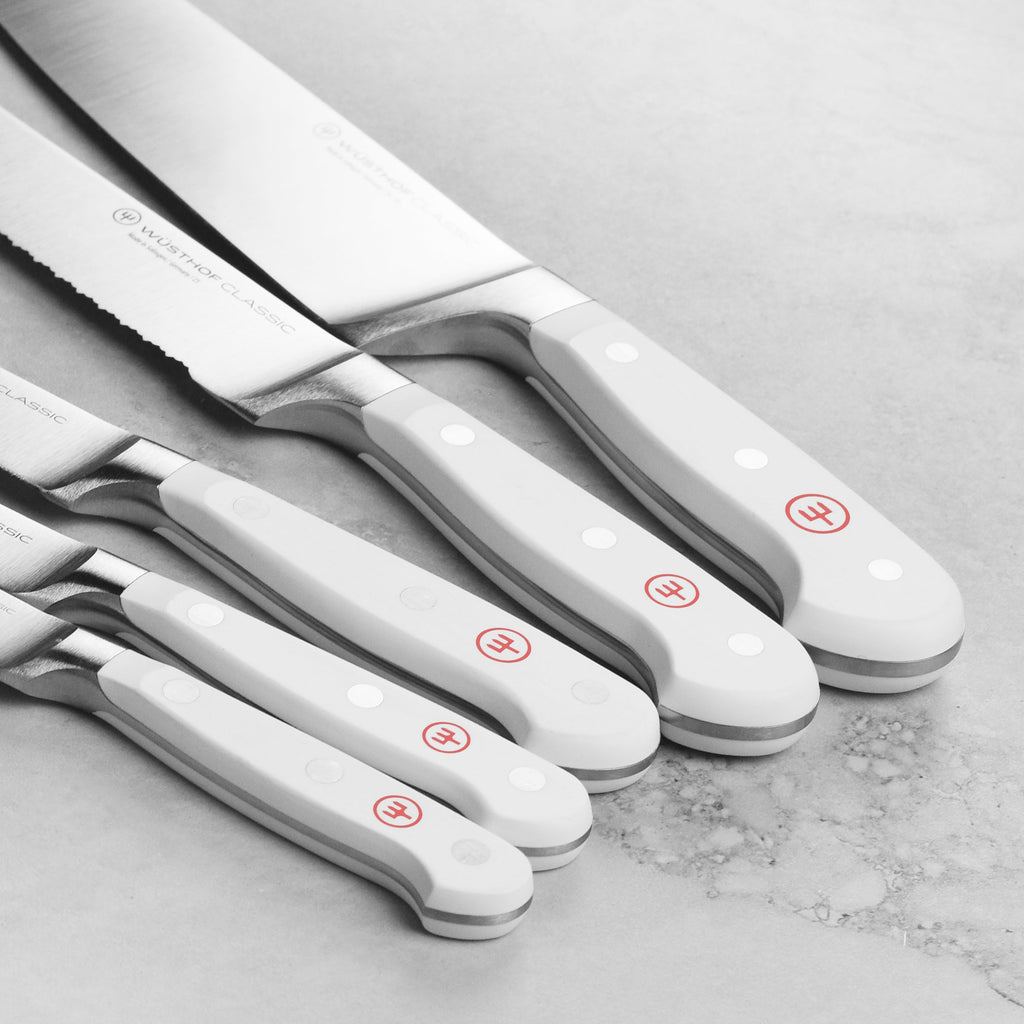 Wusthof Classic White 6 Piece Knife Block Set
