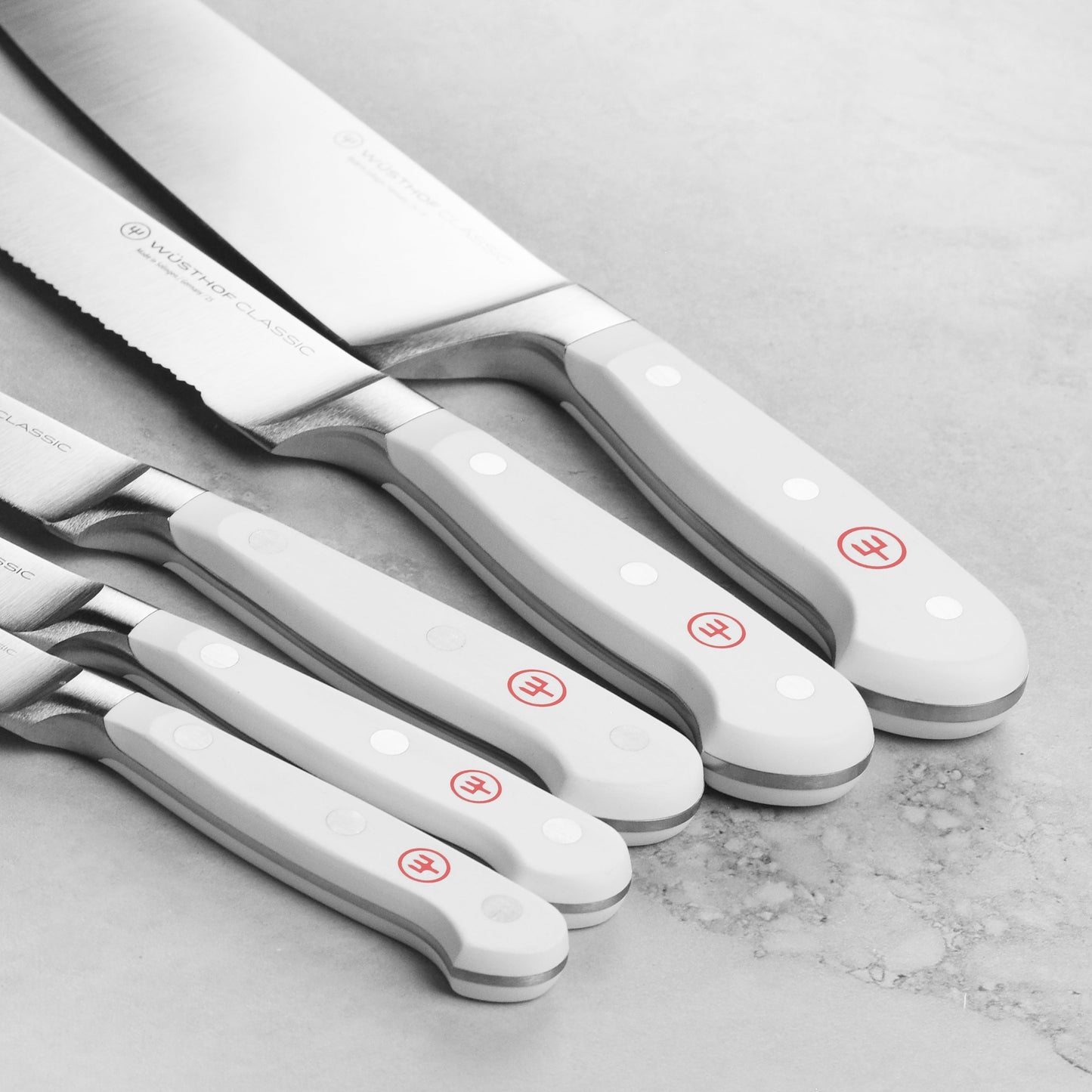 Wusthof Classic White 6 Piece Knife Block Set
