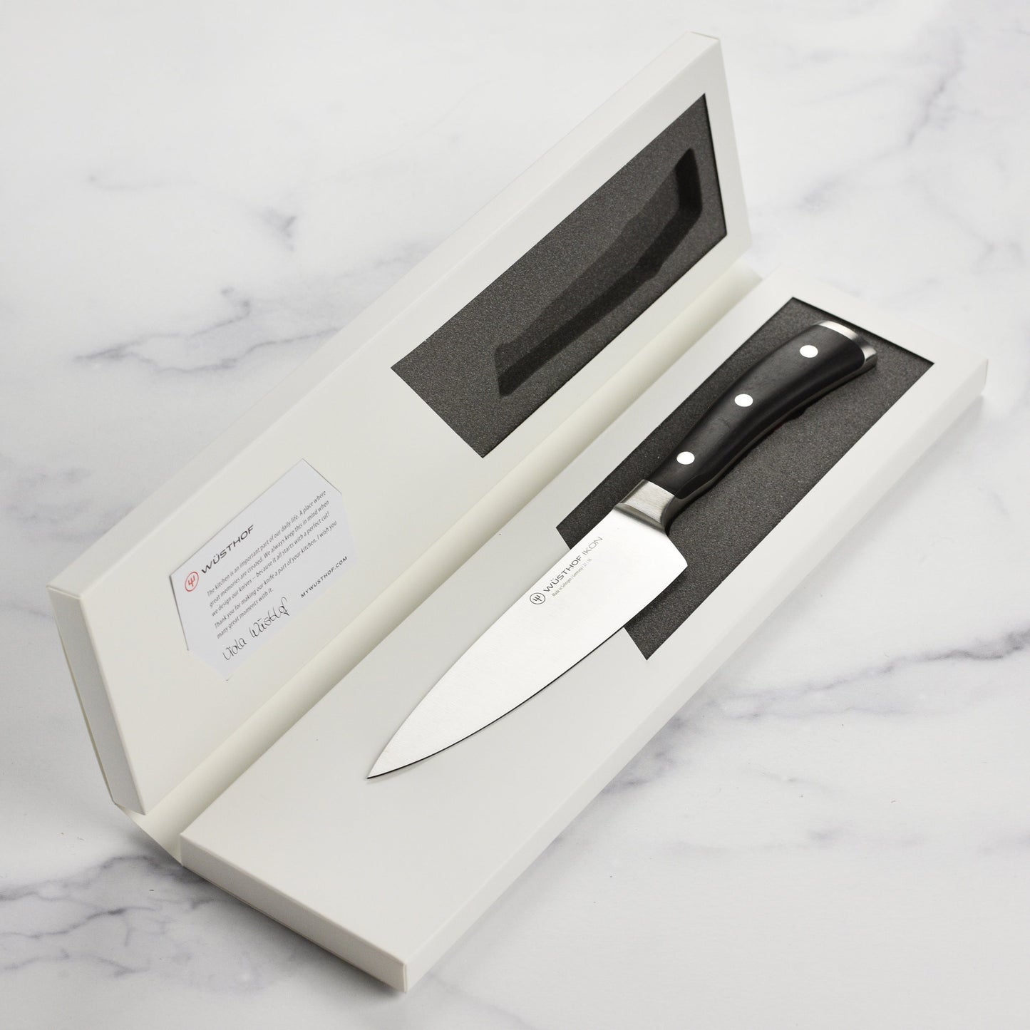 Wusthof Ikon Blackwood 6" Chef's Knife