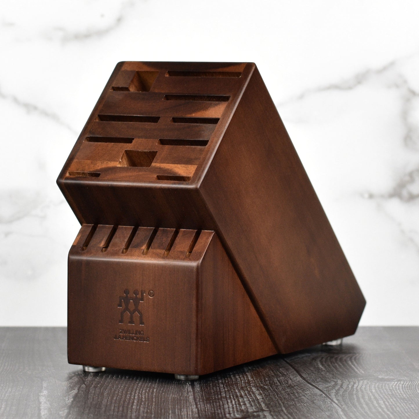 Zwilling Gourmet 17 Piece Acacia Knife Block Set