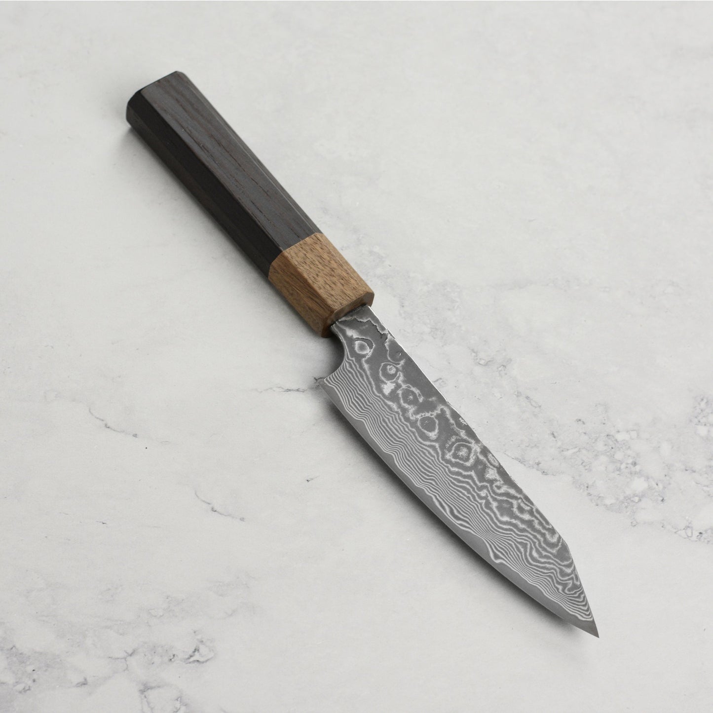 Hatono SG2 Kurozome Damascus 5.3" Kiritsuke Petty