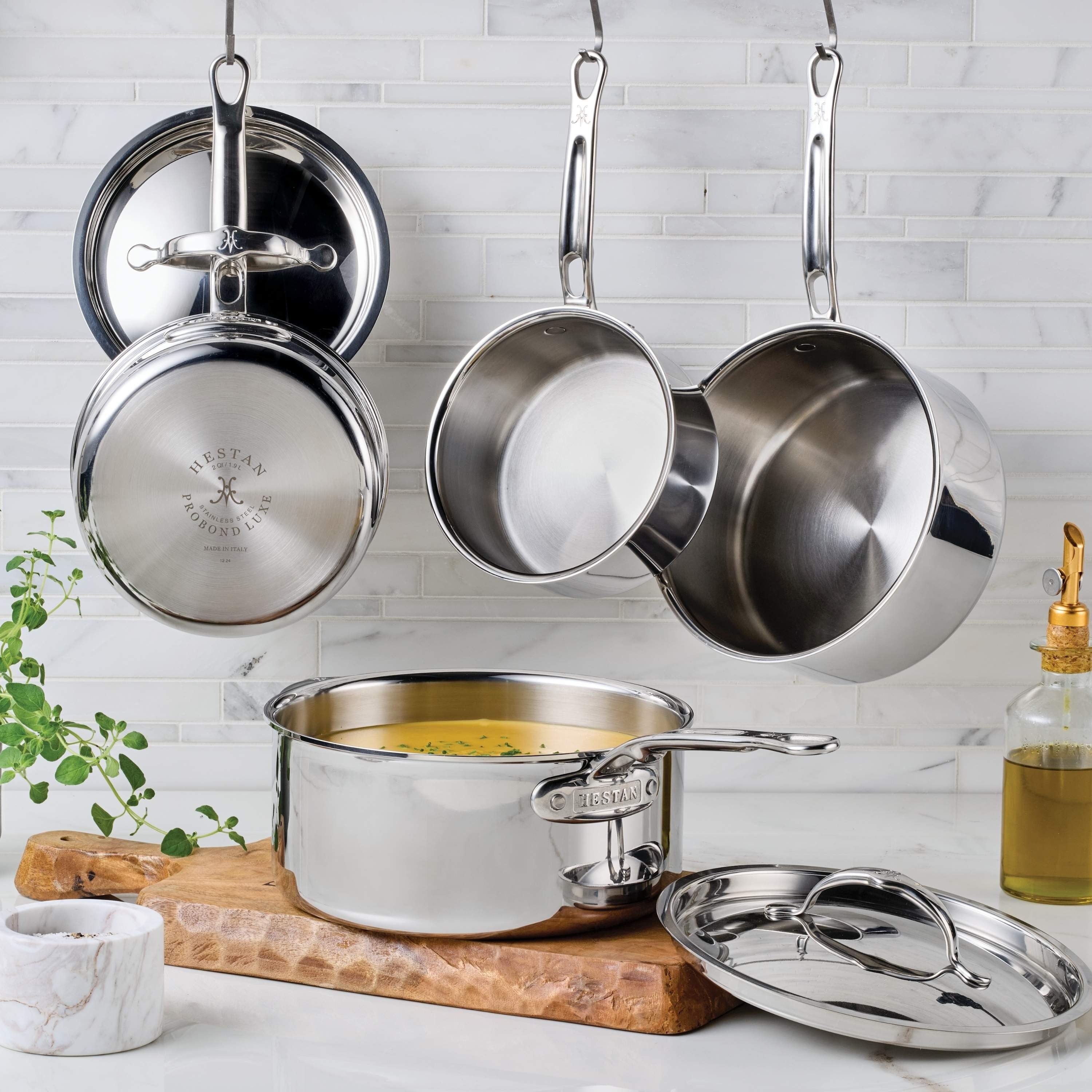 Hestan ProBond Luxe 4-quart Stainless Steel Saucepan