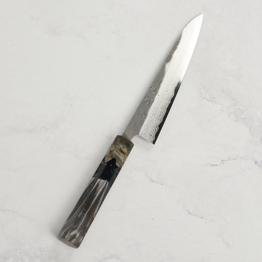 Hatsukokoro Atelier Kurouchi Damascus 5.9" Petty