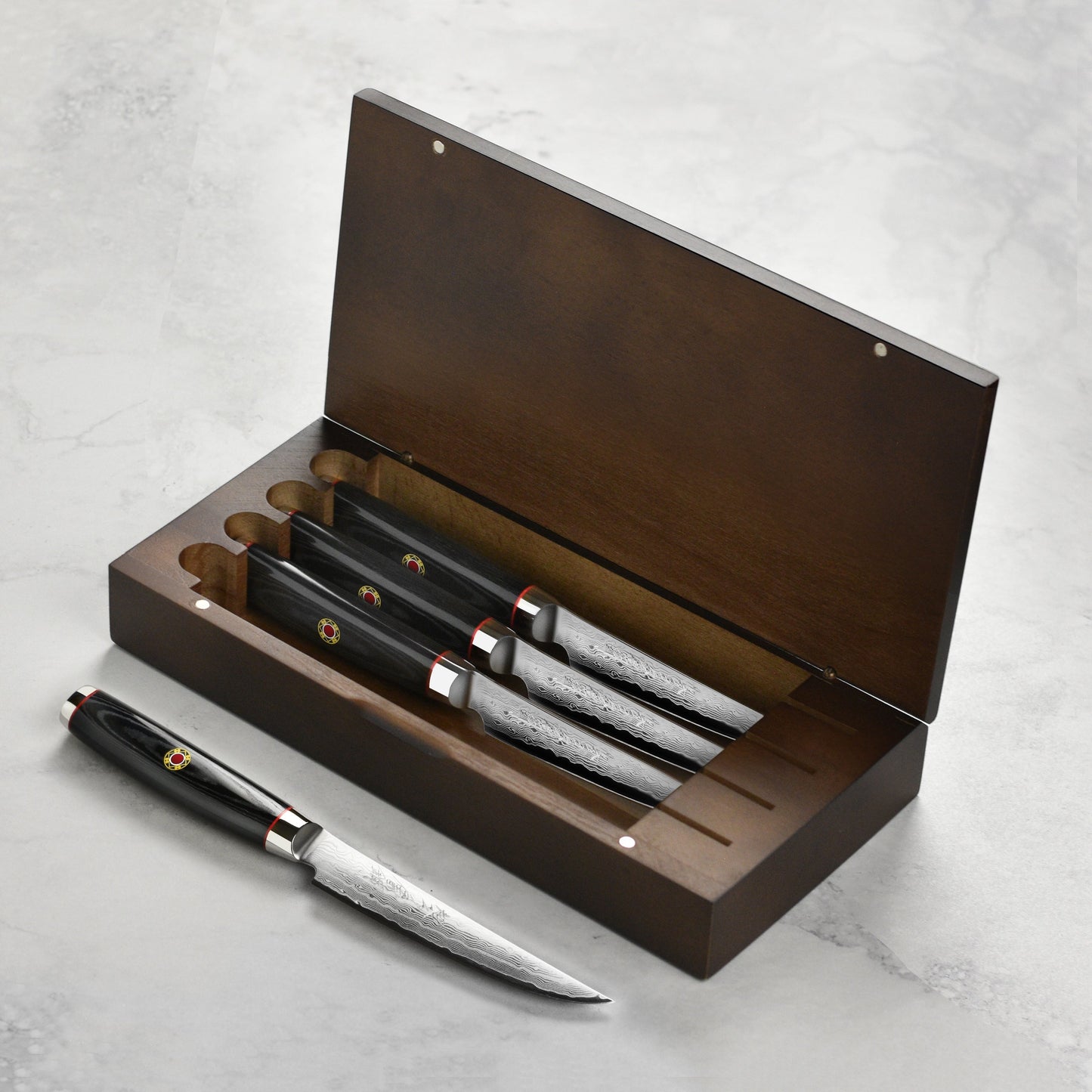 Enso SG2 4 Piece Steak Knife Set with Case