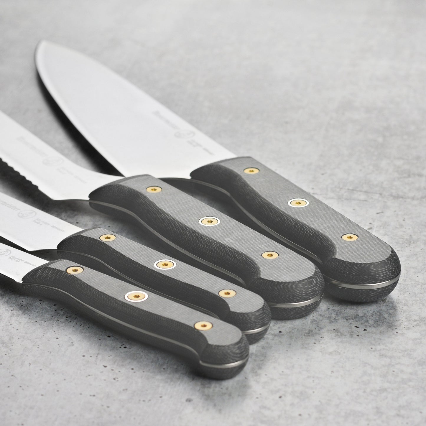 Messermeister Custom Micarta 5 Piece Knife Block Set