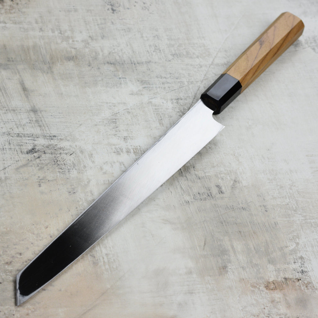Hatsukokoro Shirasagi Aogami #2 Kurouchi Single-Bevel 10.6" Kiritsuke Yanagiba