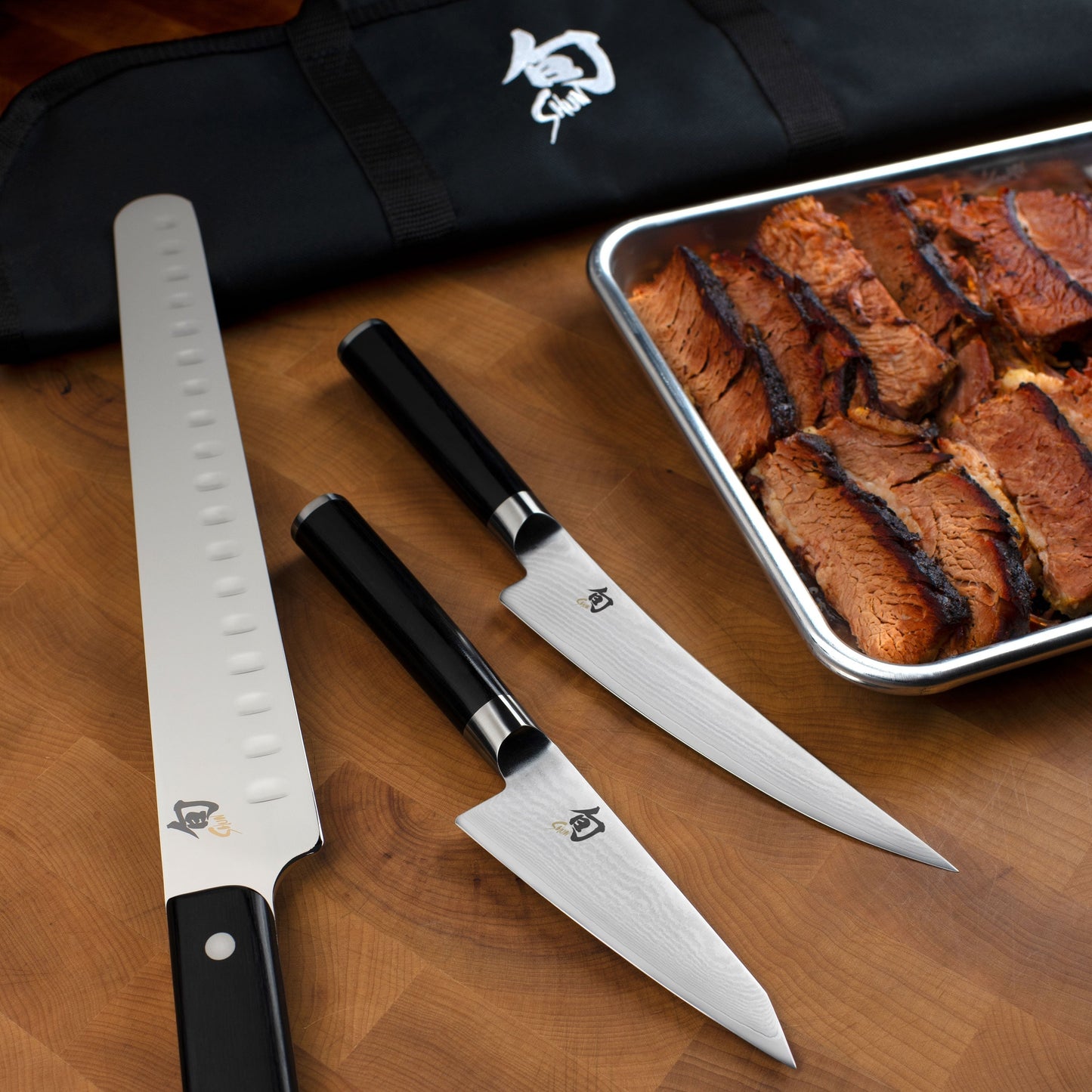 Shun Classic 4 Piece BBQ Knife Set