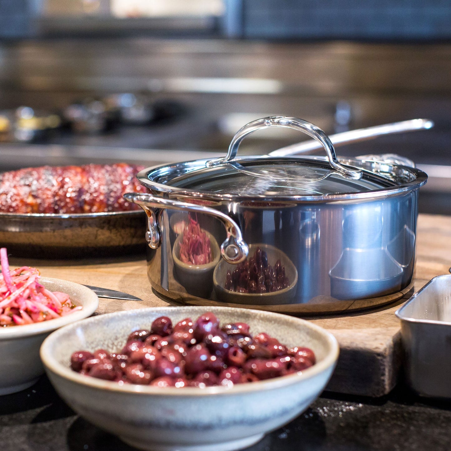 Hestan NanoBond 3-quart Titanium Stainless Steel Soup Pot