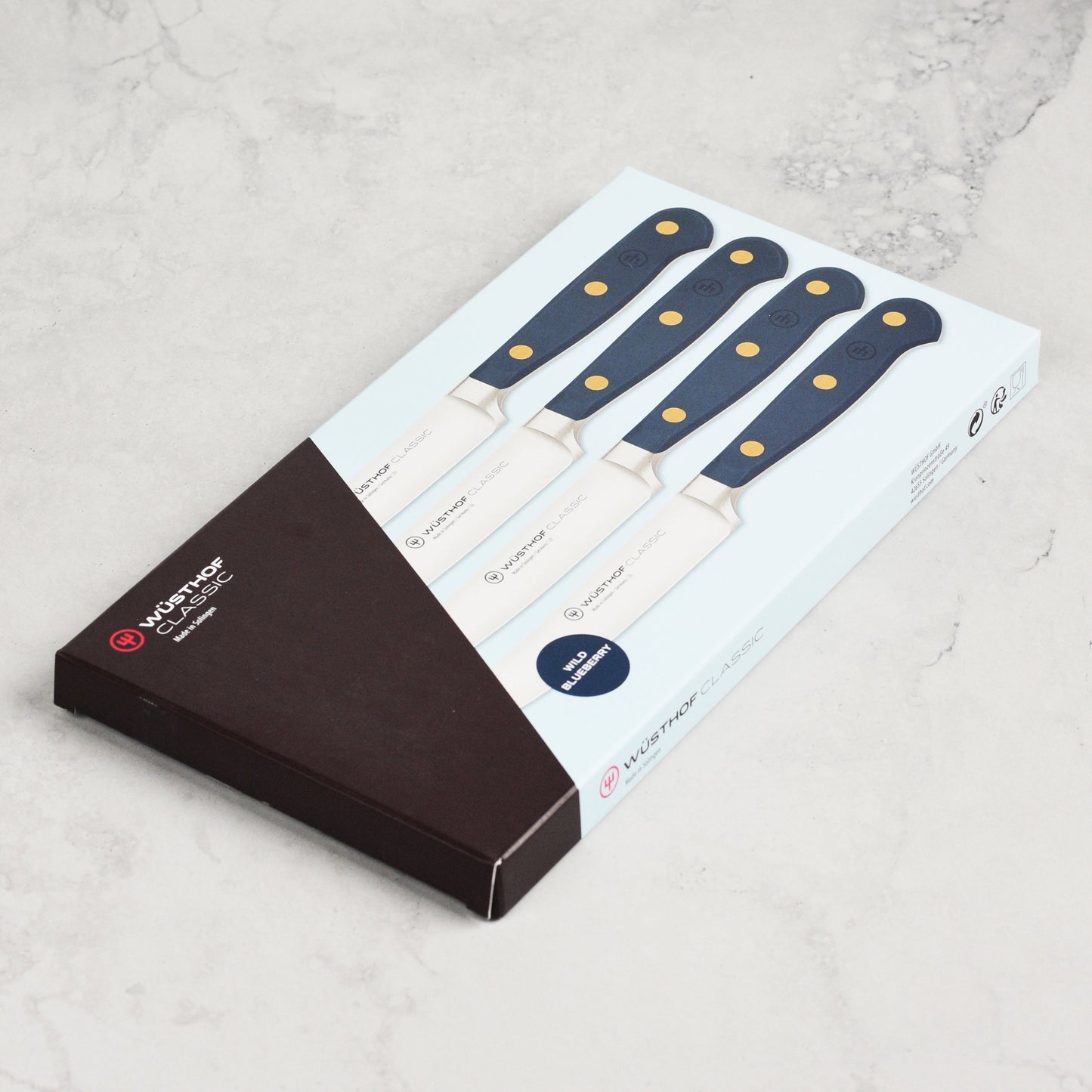 Wusthof Classic Wild Blueberry 4 Piece Steak Knife Set