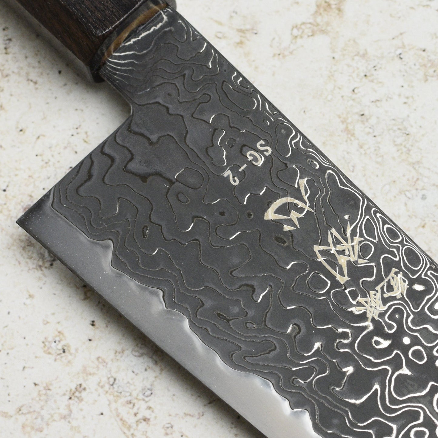 Hatsukokoro Ryuhyo SG2 Kurozome Damascus 8.25" Gyuto