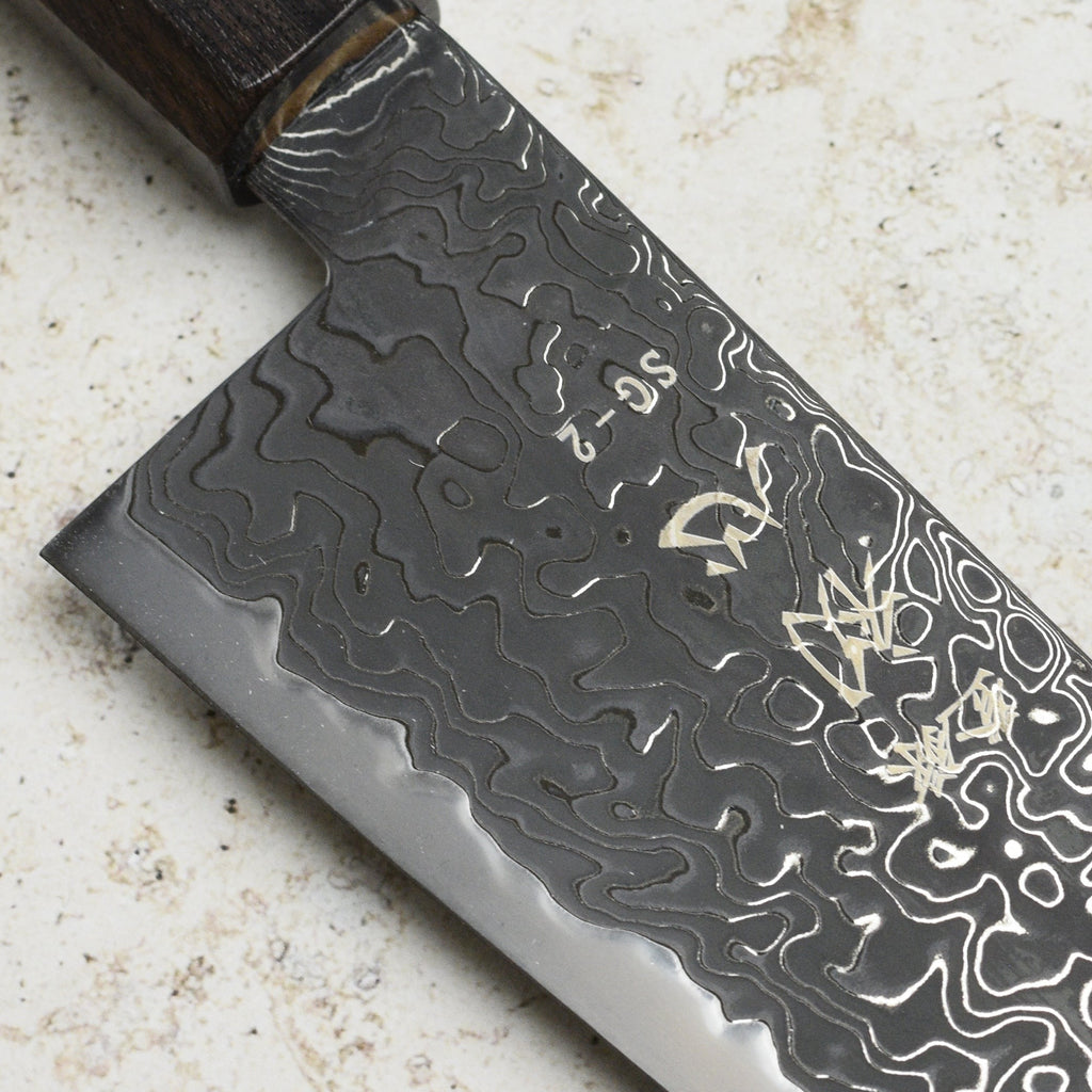Hatsukokoro Ryuhyo SG2 Kurozome Damascus 8.25" Gyuto
