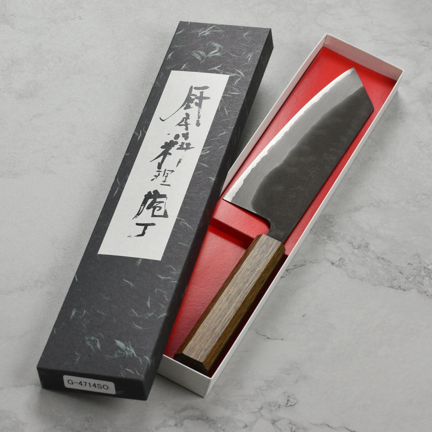Shiro Kamo Aogami Super Kurouchi Stainless Clad 7" Bunka