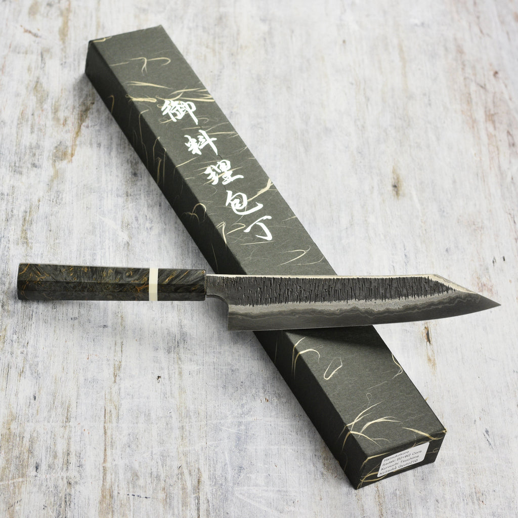 Hatsukokoro x Nigara Itadaki Coreless Damascus 8.25" Kiritsuke Gyuto