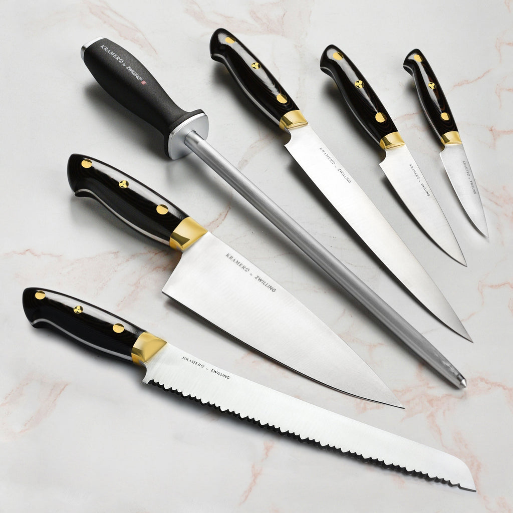 Kramer Carbon 2.0 7 Piece Magnetic Easel Knife Block Set